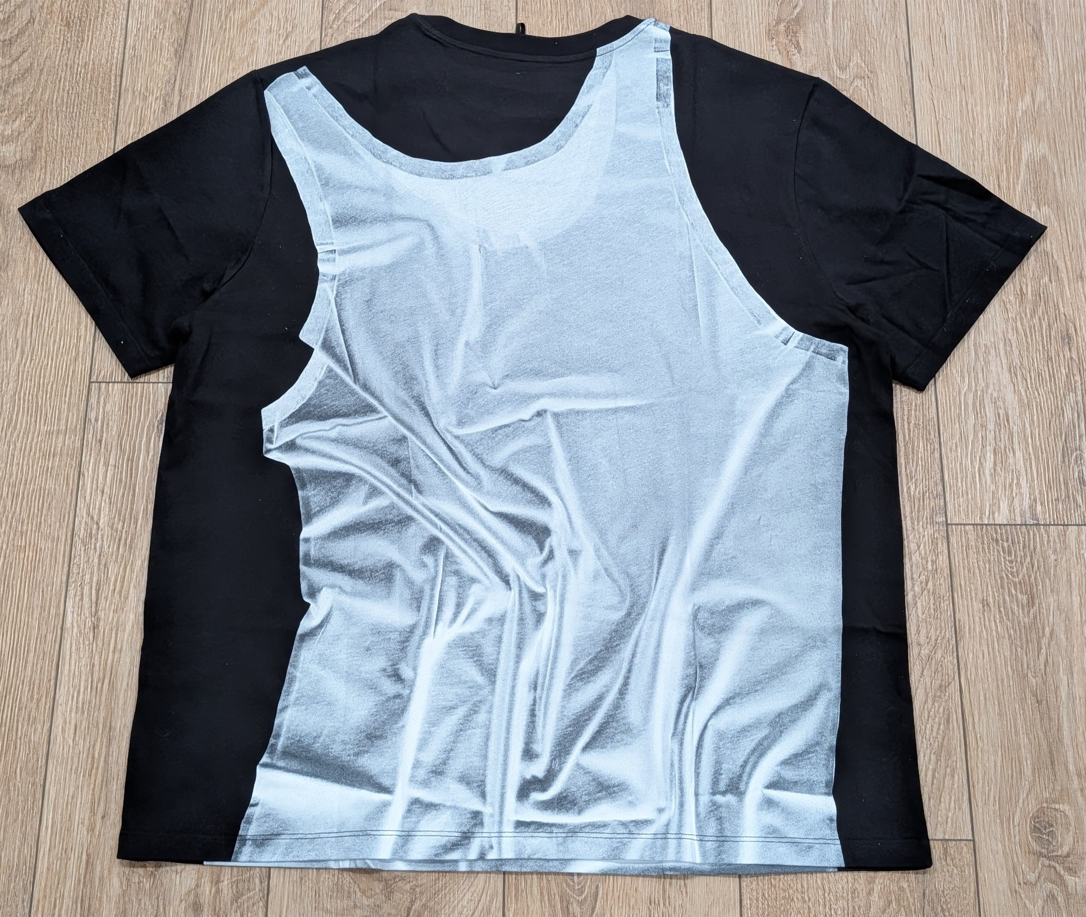 Balmain BALMAIN Tank Top Trompe L'oeil Crewneck T-Shirt Black Large Size US L / EU 52-54 / 3 - 3 Thumbnail