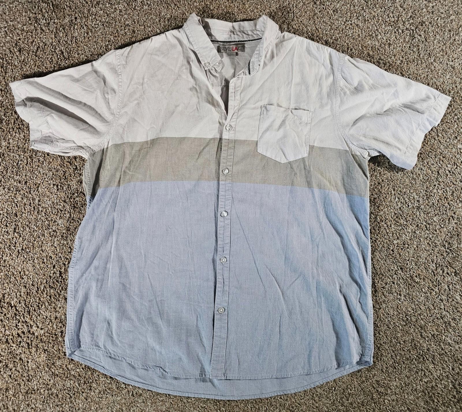 Other Silver Lake XXL Button Up Short Sleeve Size US XXL / EU 58 / 5 - 1 Thumbnail