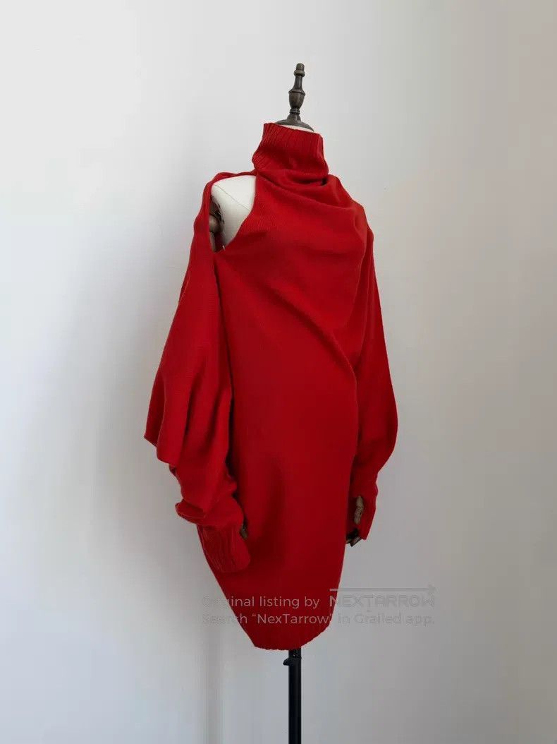 Issey Miyake Issey Miyake Red Long Sleeve Size M / US 6-8 / IT 42-44 - 5 Thumbnail