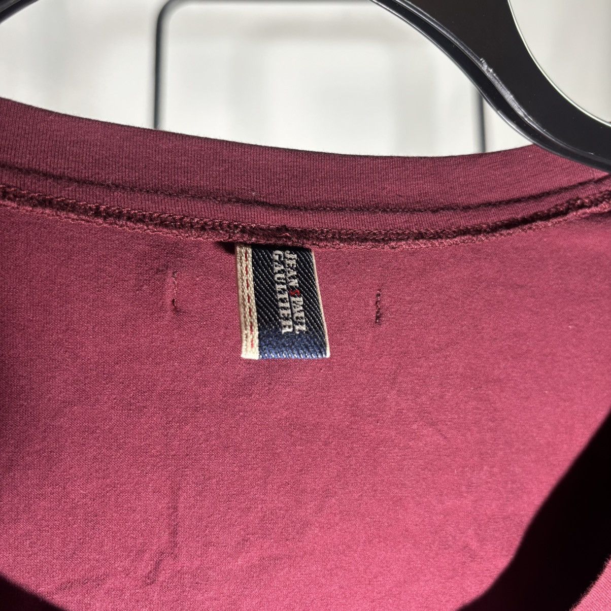 Jean Paul Gaultier Jean Paul Gaultier 2000s Corset Longsleeve Top Burgundy Size S / US 4 / IT 40 - 3 Thumbnail
