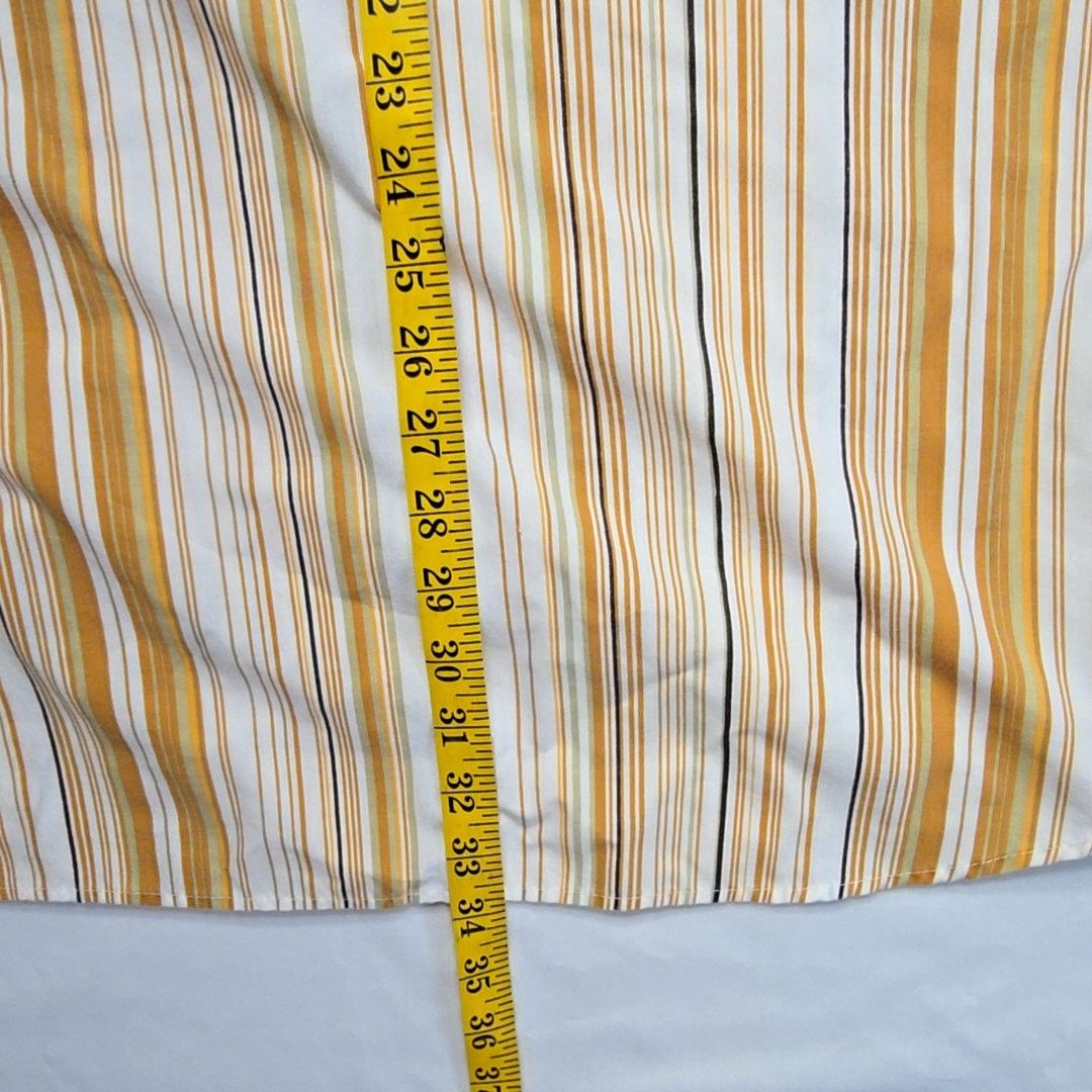 Rocawear Rocawear Stripe Shirt Gold Long Sleeve Button Down XL Y2K Size US XL / EU 56 / 4 - 9 Thumbnail