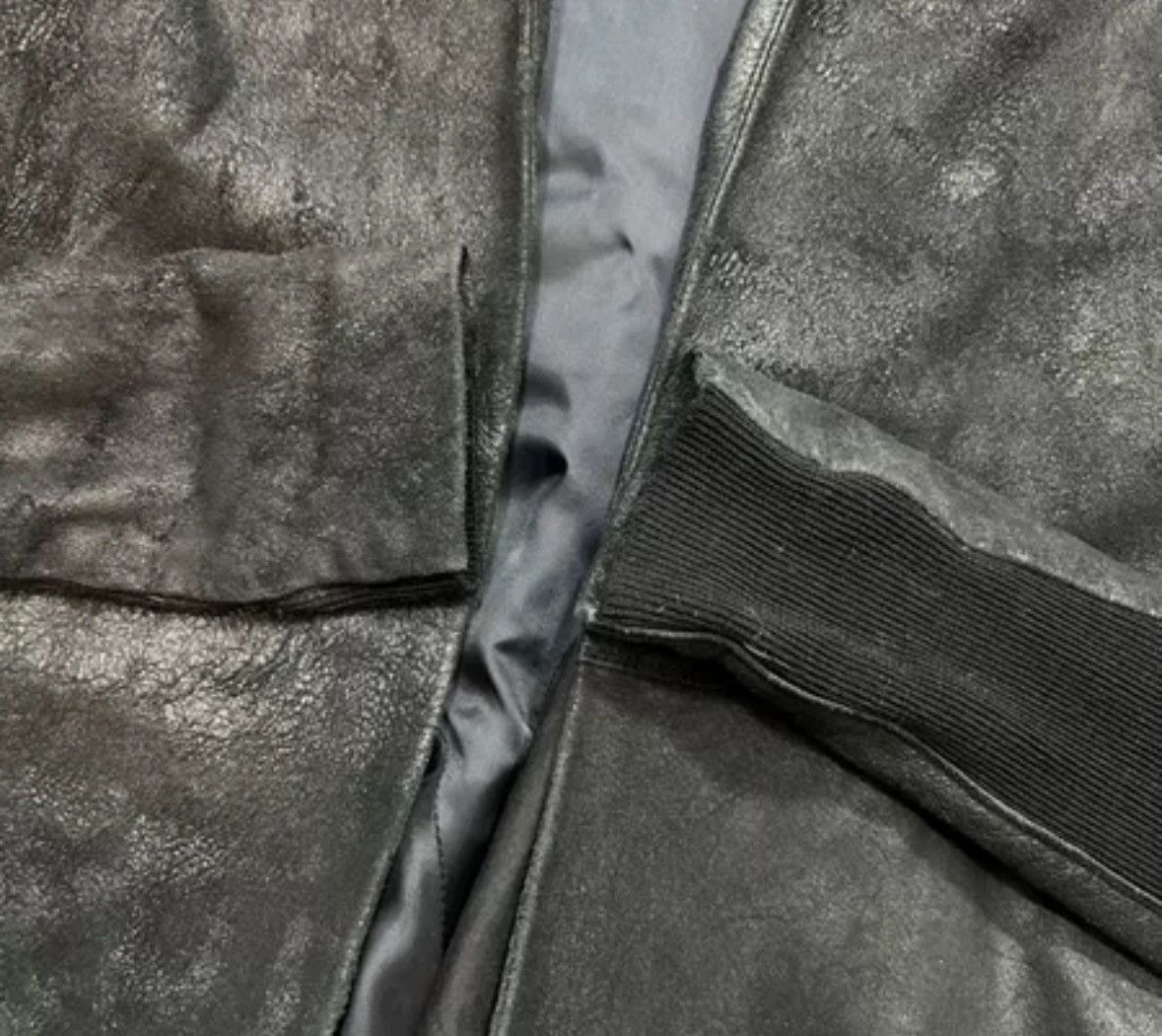 Rick Owens Rick Owens leather waist cinched dark jacket2412-Nextarrow Size US S / EU 44-46 / 1 - 4 Thumbnail