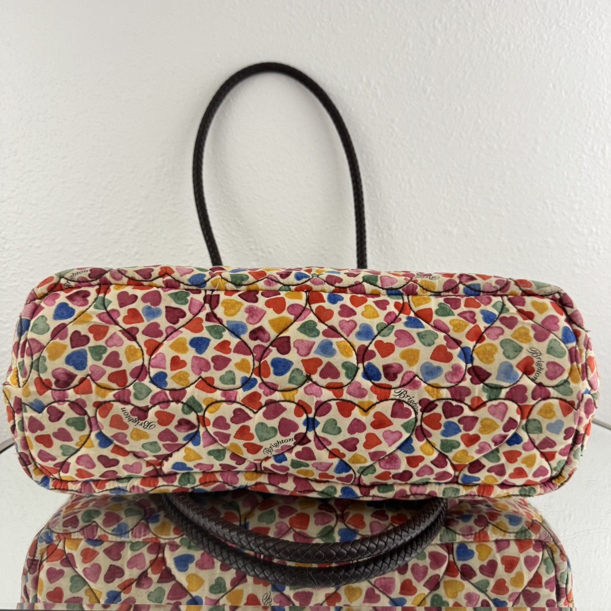 Brighton BRIGHTON Multicolor Heart To Heart Quilted Shoulder Purse Size ONE SIZE - 9 Thumbnail