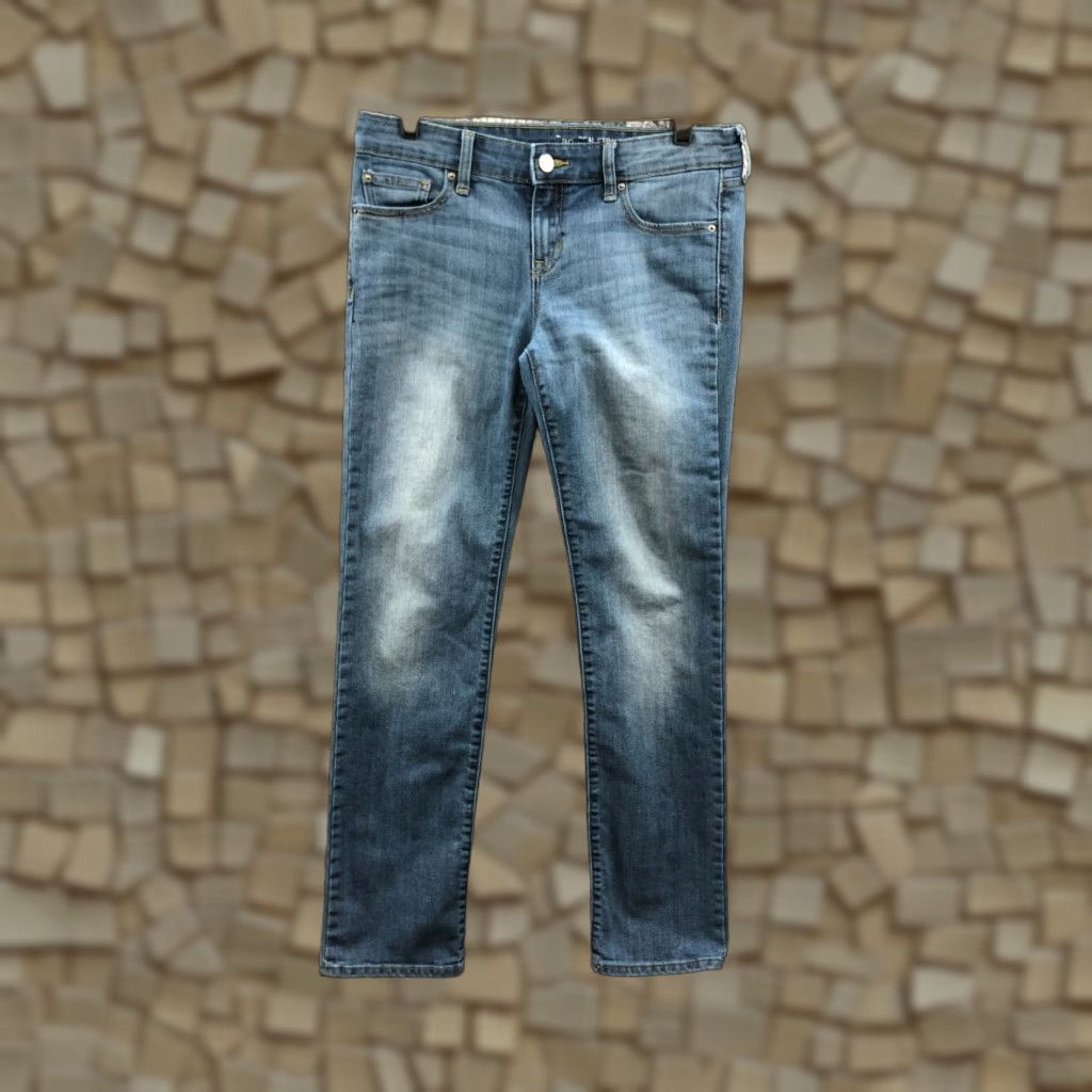 Gap Gap Jeans Regular Fit Size 4 Womens Blue Medium Wash Denim 5-Pocket Classic American 1969 Size 27" / US 4 / IT 40 - 1 Thumbnail