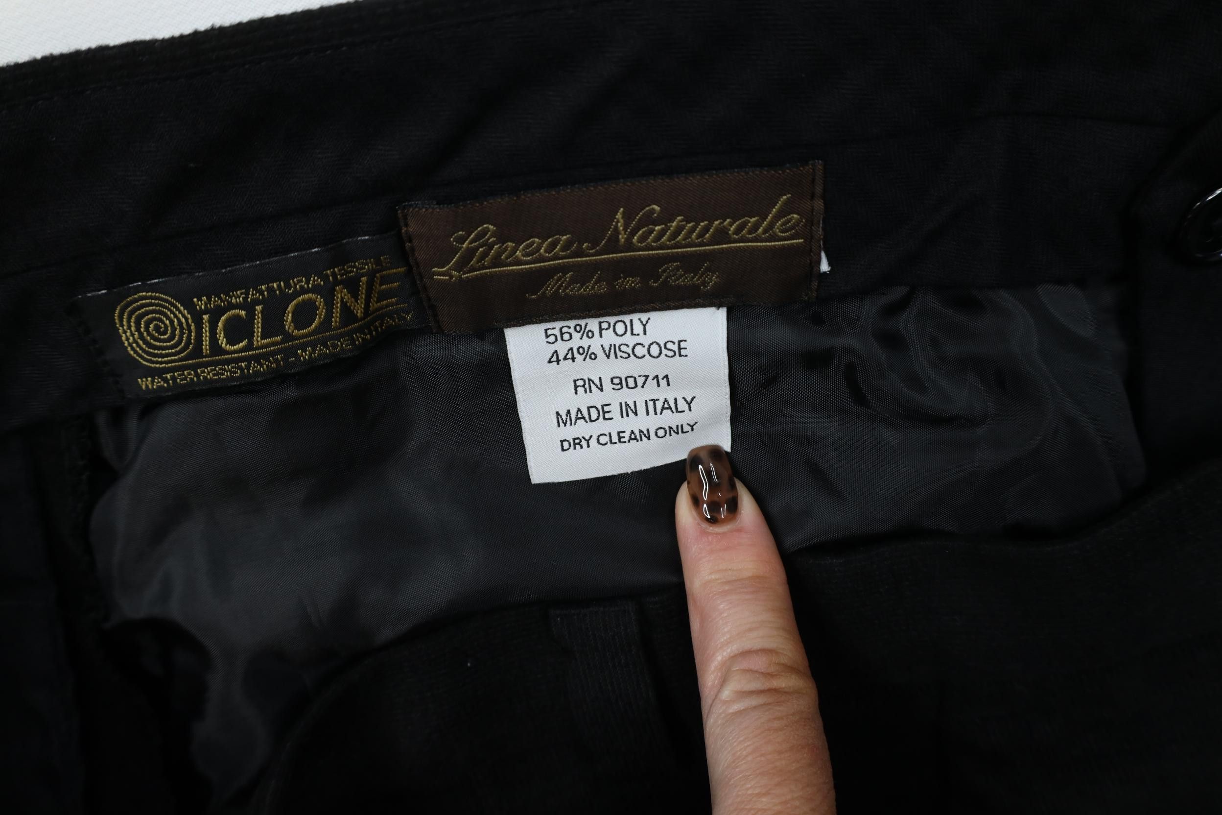 Vintage Vintage 90s Y2K Streetwear Corduroy Wide Leg Pants Black Size US 38 / EU 54 - 8 Thumbnail