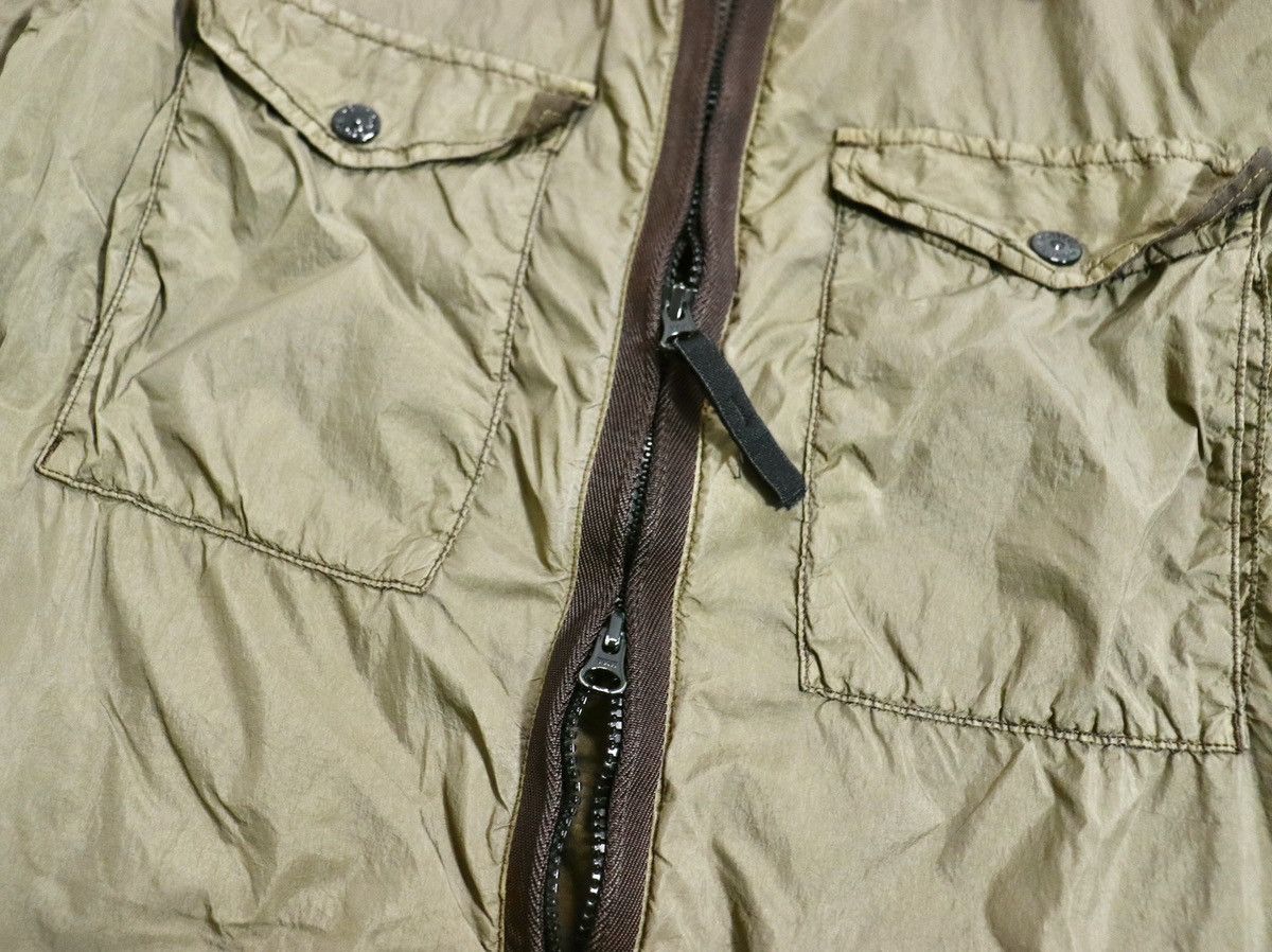 Stone Island Stone Island Garment Dyed Crinkle Cotton Lined Overshirt Size US M / EU 48-50 / 2 - 8 Thumbnail
