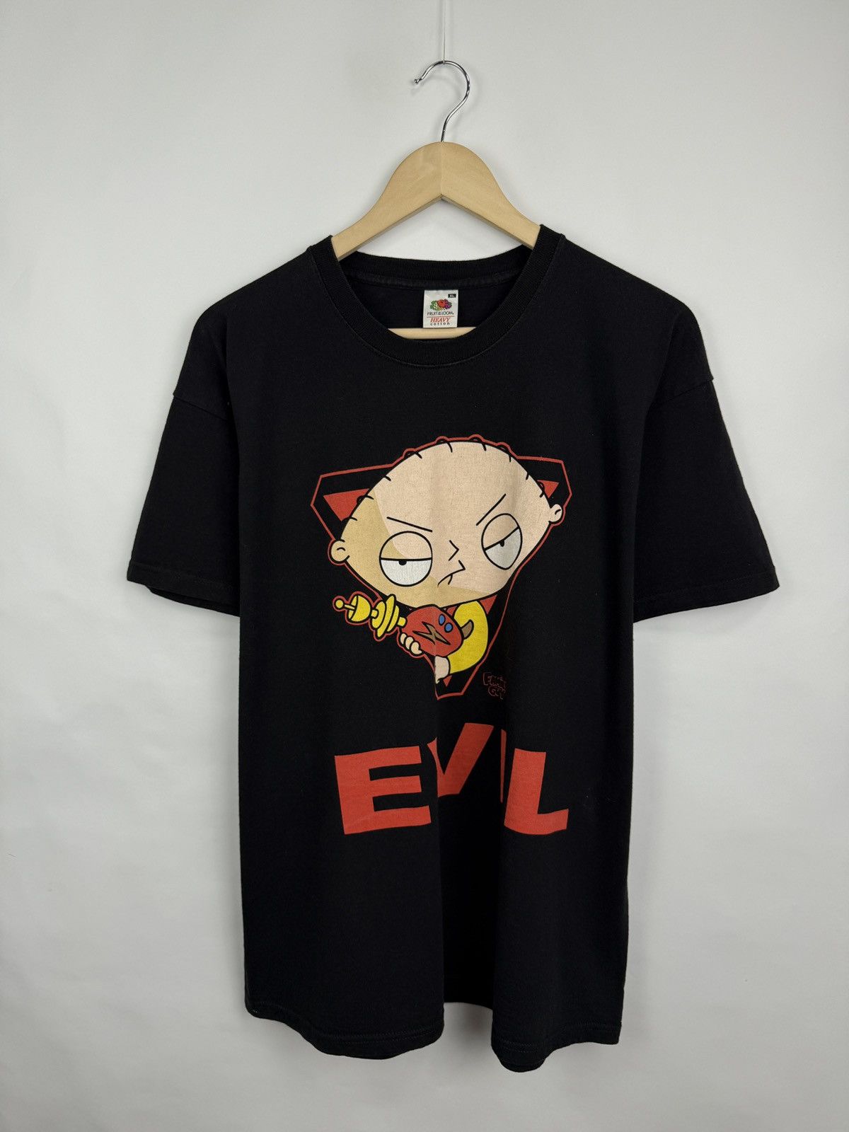 Cartoon Network 🇺🇸 Vintage Family Guy Evil Stewie Griffin Fox TV Show T-Shirt Size US XL / EU 56 / 4 - 2 Thumbnail