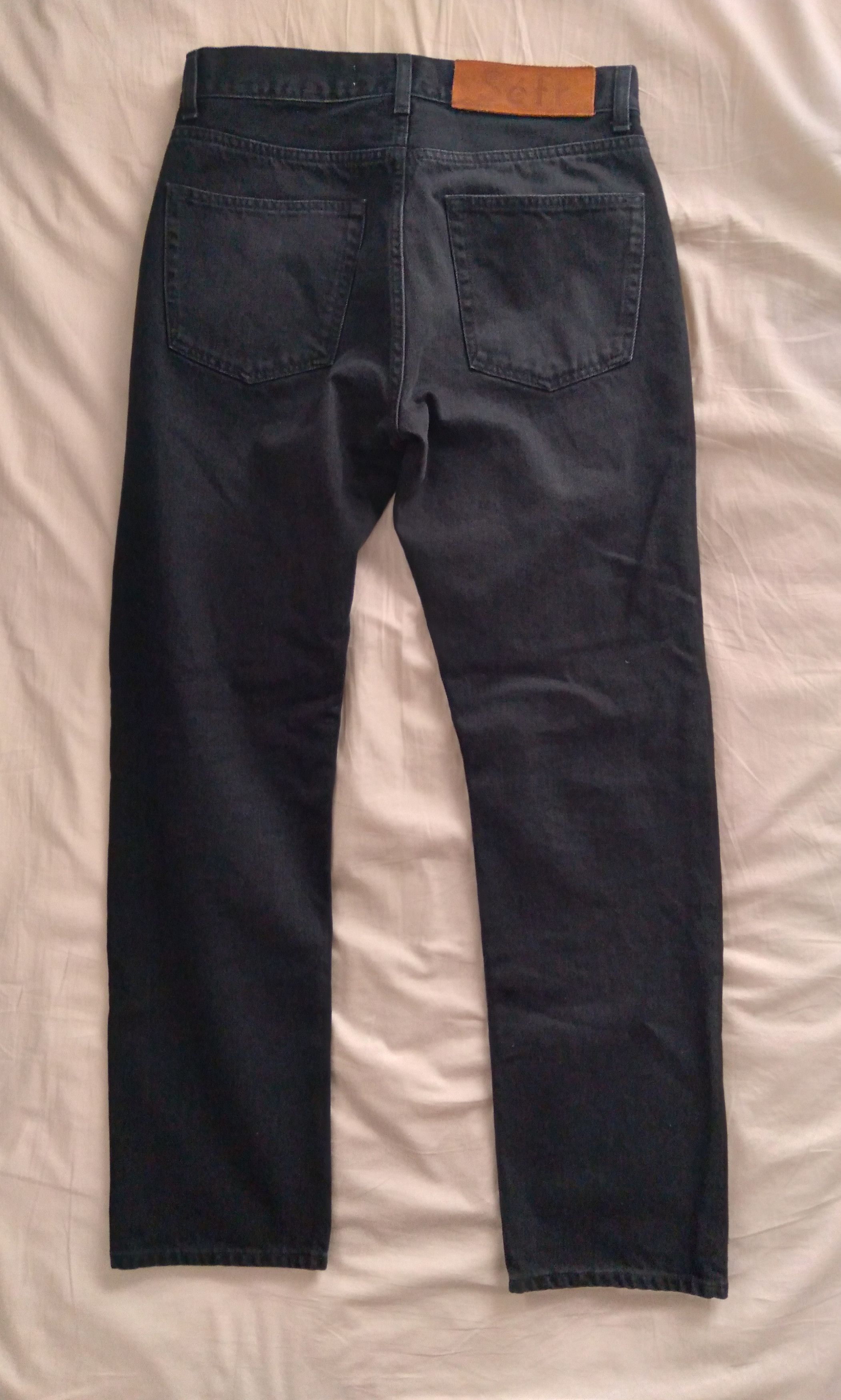 Sefr Washed Black Straight Jeans Italy 30 Size US 30 / EU 46 - 2 Thumbnail