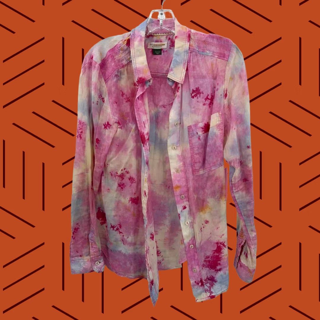 Vintage Pre-Owned Pilcro Pink Size Medium Button Down Size M / US 6-8 / IT 42-44 - 1 Thumbnail