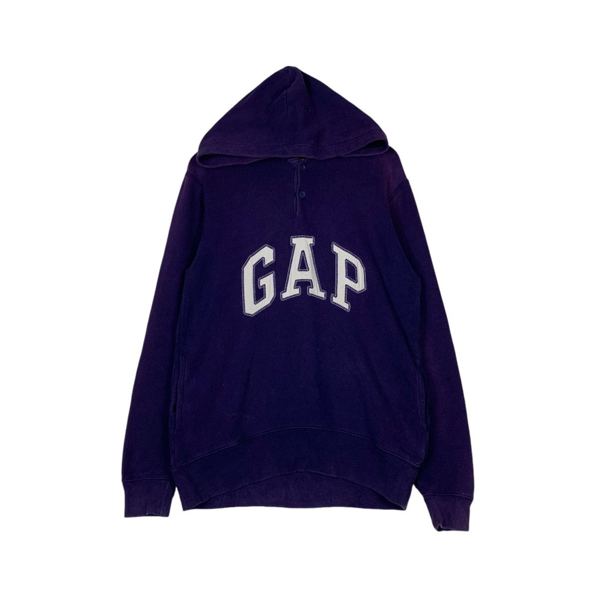 Gap GAP Spellout Big Logo Pullover Purple Hoodies #1408-C64 Size US M / EU 48-50 / 2 - 1 Thumbnail