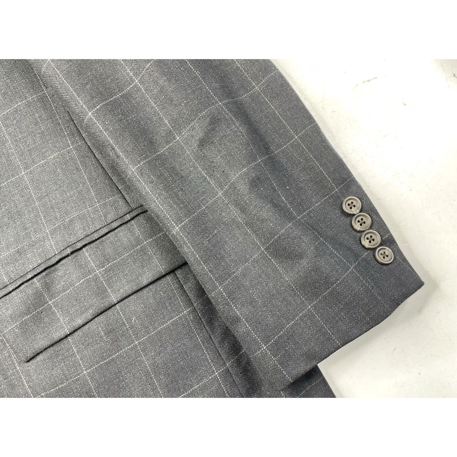 Vintage VINTAGE Polo University Club Wool Blazer Jacket 44R Charcoal Gray Mens Size US XXL / EU 58 / 5 - 5 Thumbnail