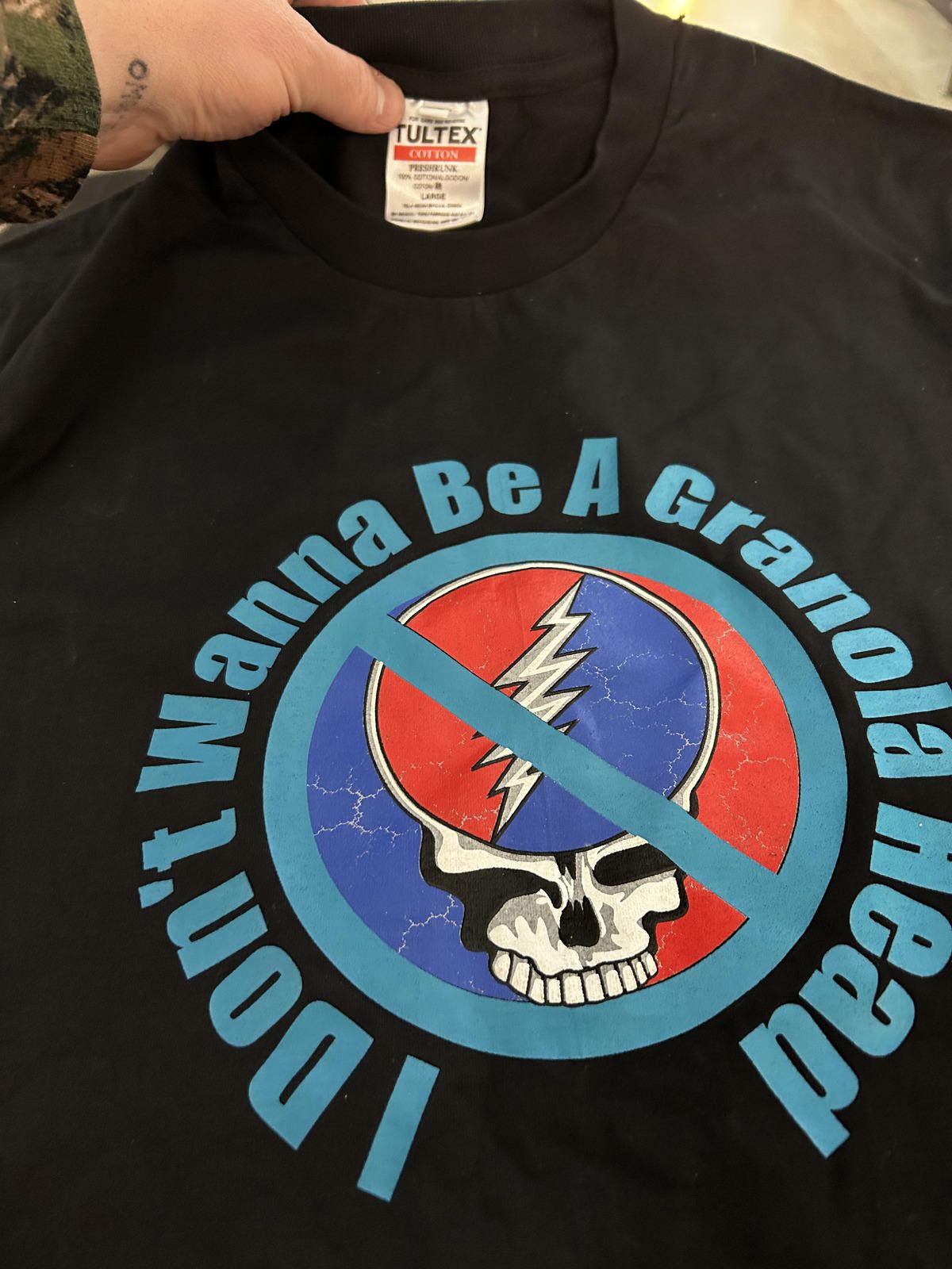 Tultex RARE - The Queers - Granola Head Grateful Dead TeeShirt 90s Size US XL / EU 56 / 4 - 3 Thumbnail