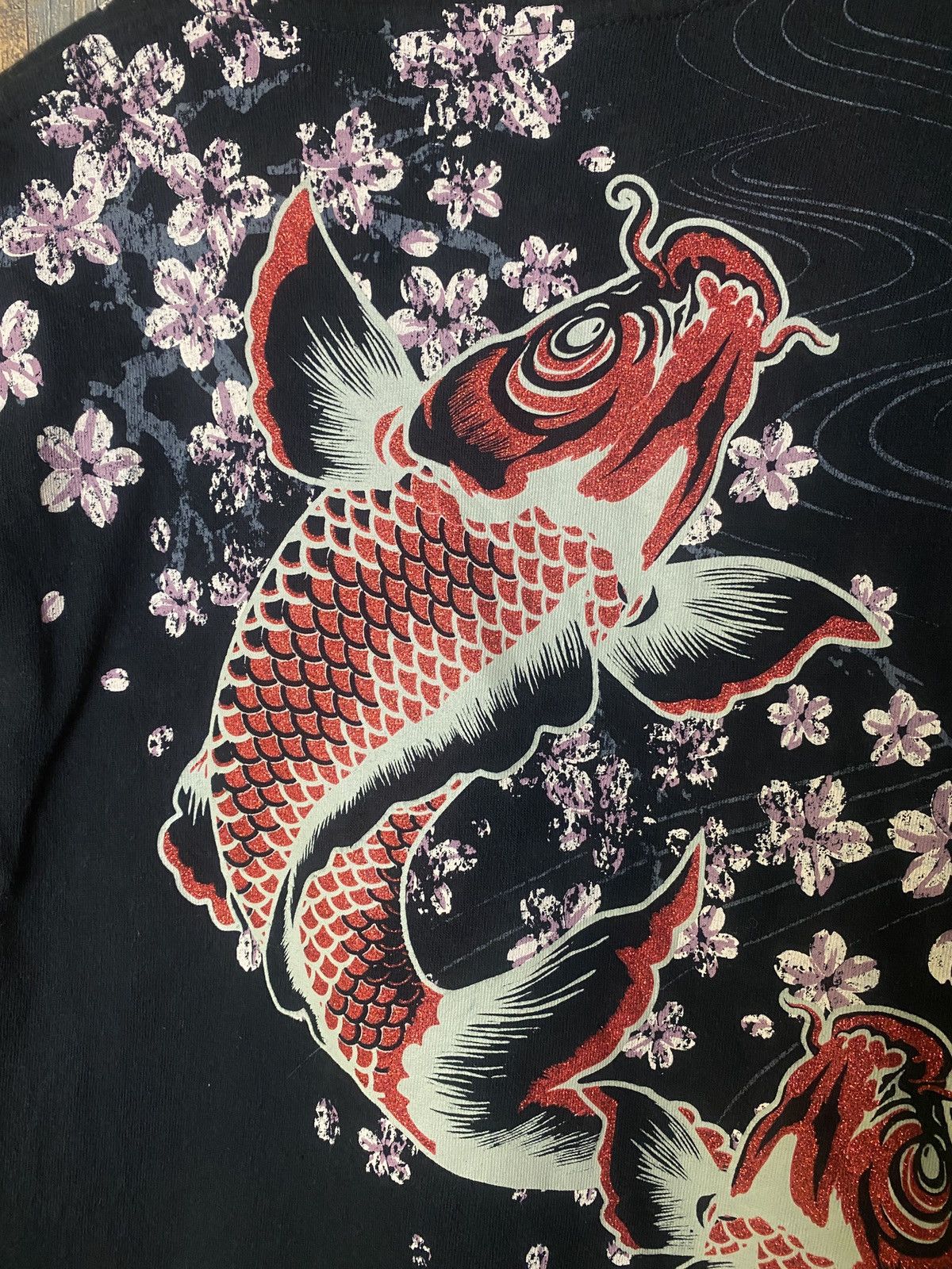 Other Sukajan fish koi long sleeve shirt Size US M / EU 48-50 / 2 - 11 Thumbnail
