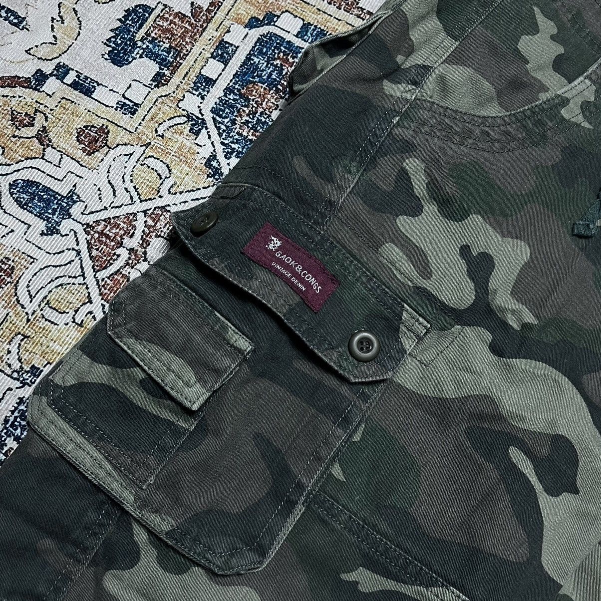 Japanese Brand Vintage Y2K Multi Pocket GAOK&CONGS Jorts Size US 34 / EU 50 - 3 Thumbnail