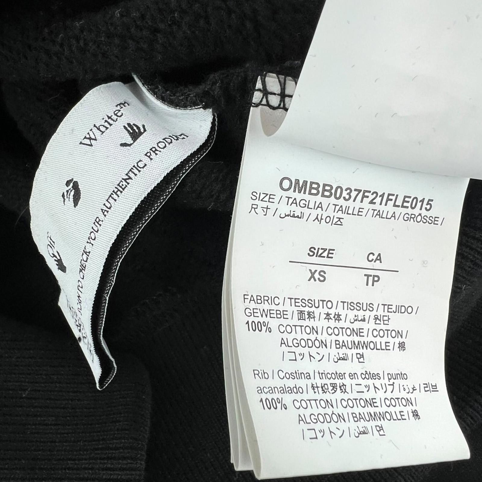 Off-White Off-White Acrylic Arrows Black Hoodie Size US XS / EU 42 / 0 - 4 Thumbnail