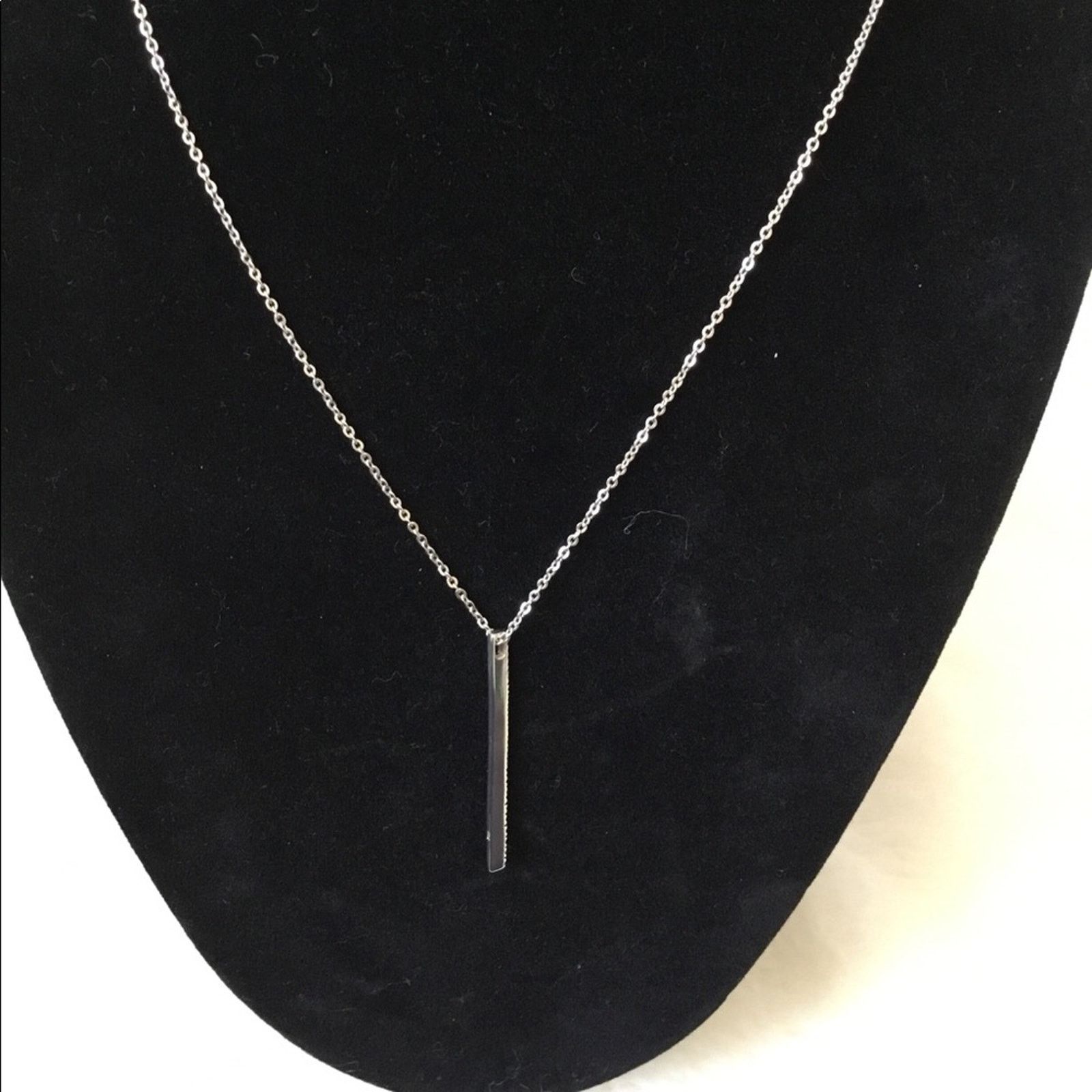 Other Sterling Silver Long Tiny Saw Necklace Size ONE SIZE - 2 Thumbnail