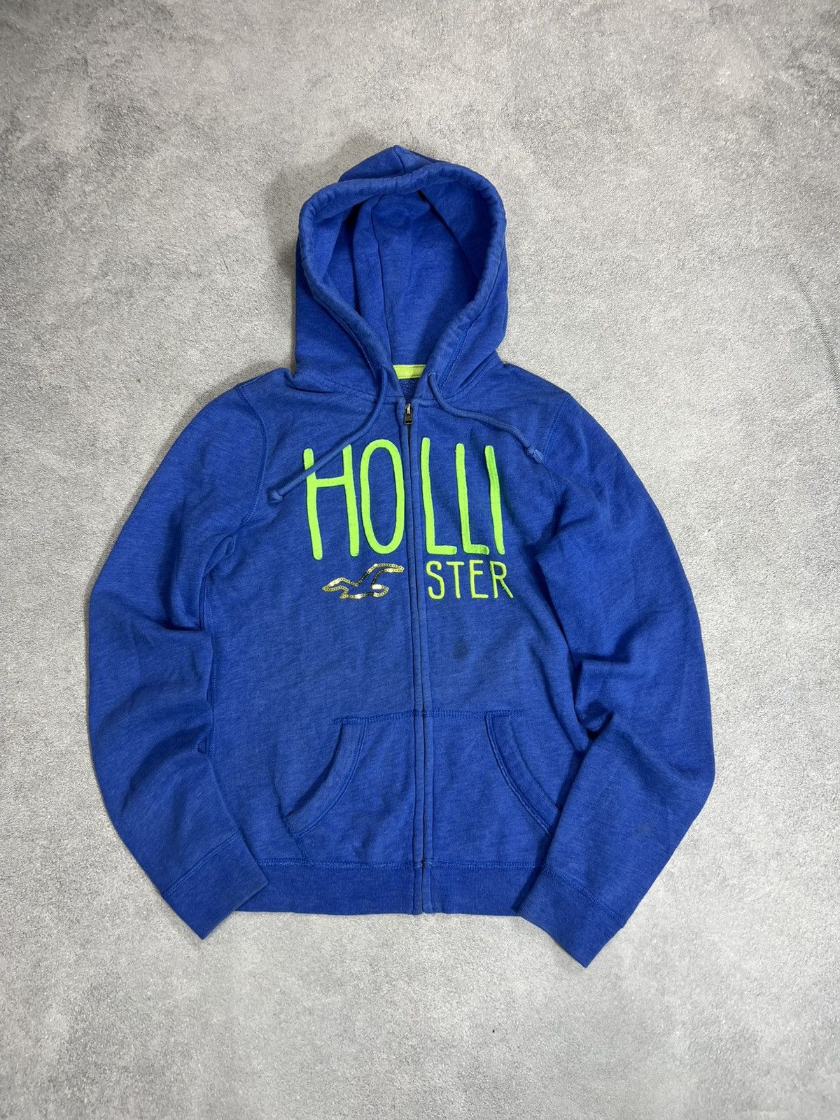 Hollister Y2K Hollister Zip-Up Y2K If6was9 style hoodie big logo Size US S / EU 44-46 / 1 - 2 Thumbnail