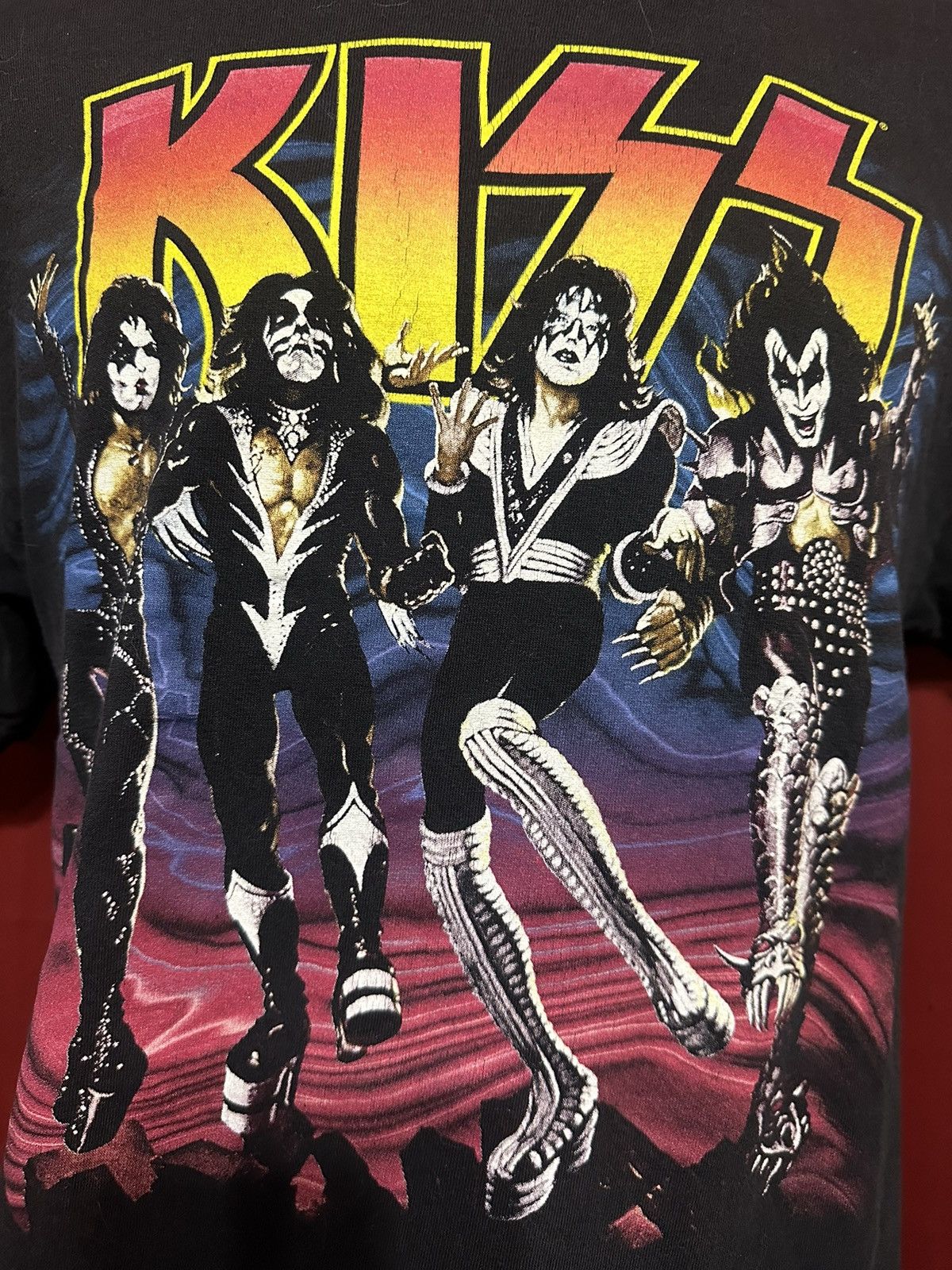 Band Tees × KISS × Vintage KISS Destroyer Tshirt 90’s 20th Anniversary Band Tee Grail Size US L / EU 52-54 / 3 - 4 Thumbnail