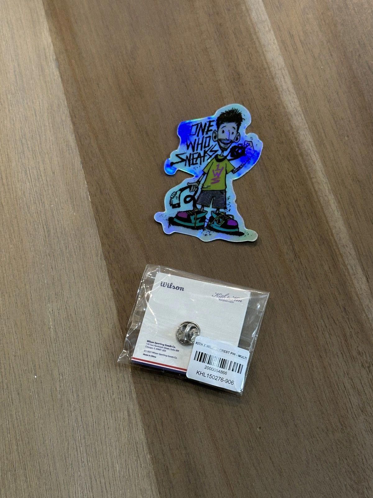 Kith Kith x Wilson Crest Pin Size ONE SIZE - 5 Thumbnail