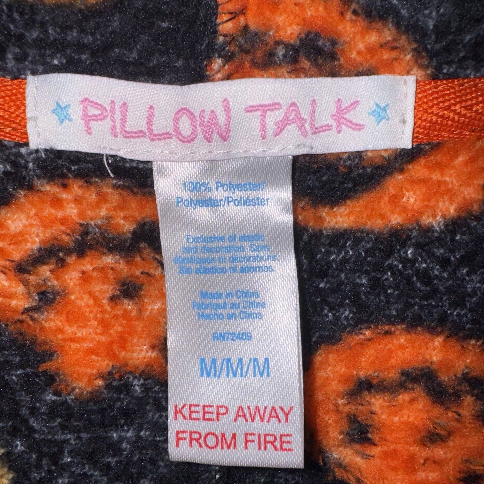 Other Pillow Talk Footed Pajama Halloween Laughing Pumpkins Black Size M / US 6-8 / IT 42-44 - 2 Thumbnail