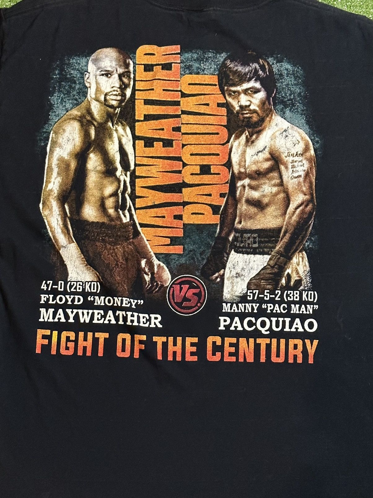Band Tees × Vintage Vintage Manny Pacquio Vs Floyd Mayweather Tee Size US L / EU 52-54 / 3 - 5 Thumbnail