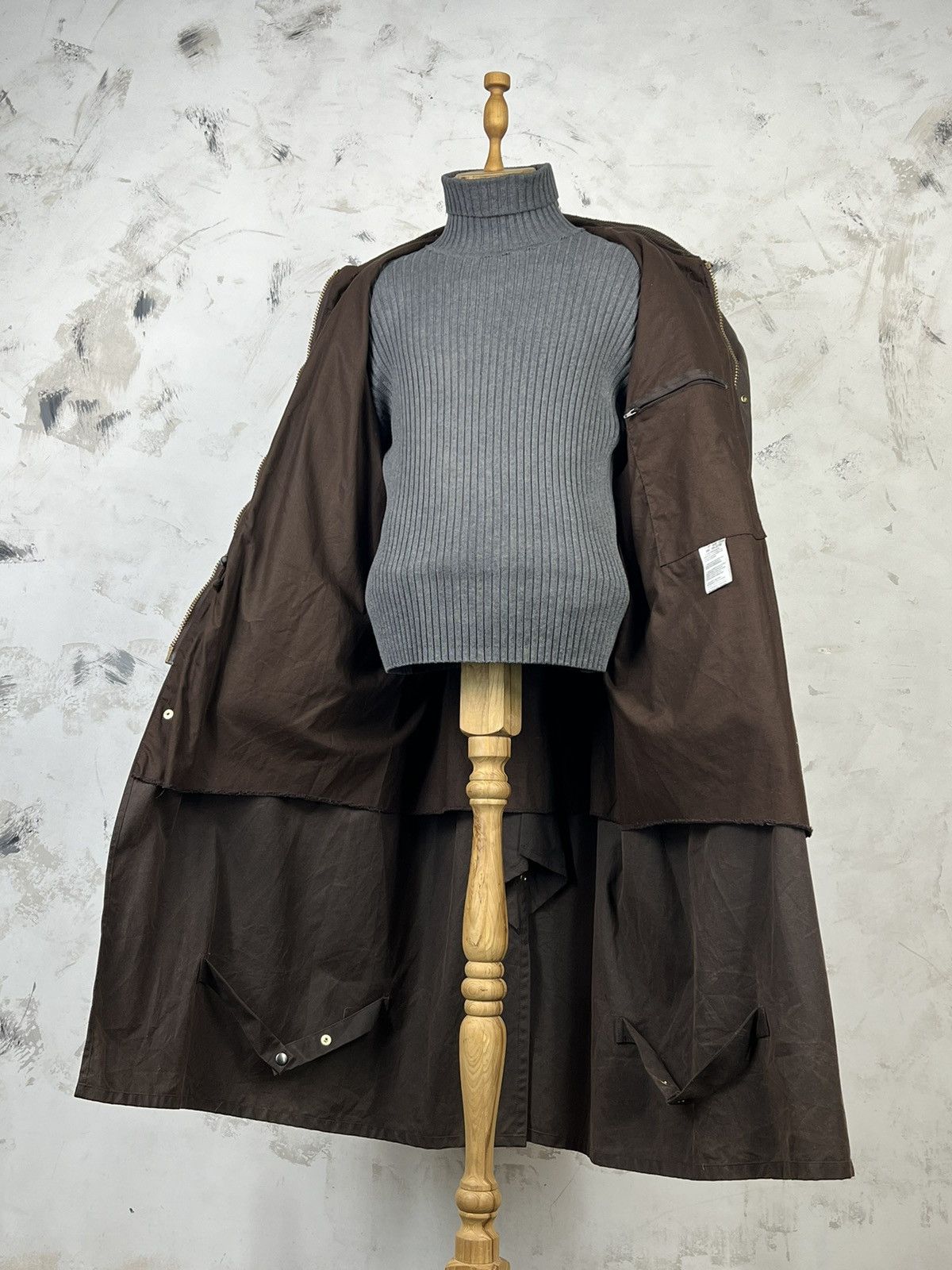 Vintage Ben Nevis Waxed Long Coat Outdoor Bushman Duster Jacket L–XL Size US L / EU 52-54 / 3 - 7 Thumbnail