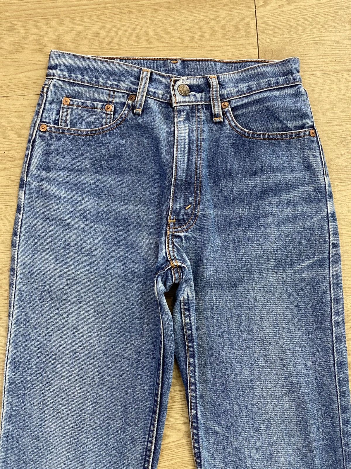 Levi's Levis Brand Acid Blue Wash Style Loose Jeans Size US 27 - 2 Thumbnail