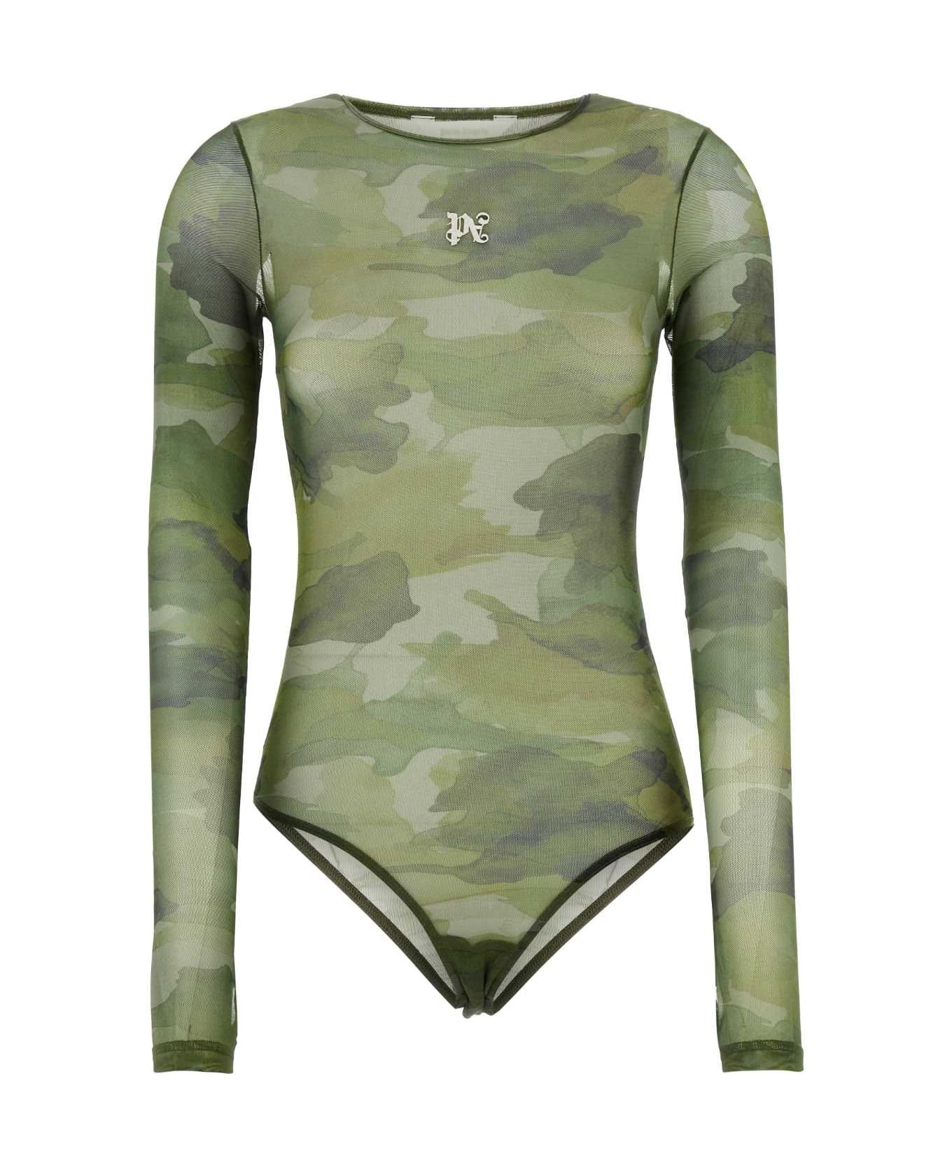 Palm Angels o1y1225 Bodysuit in Military Green Size XS / US 0-2 / IT 36-38 - 1 Thumbnail