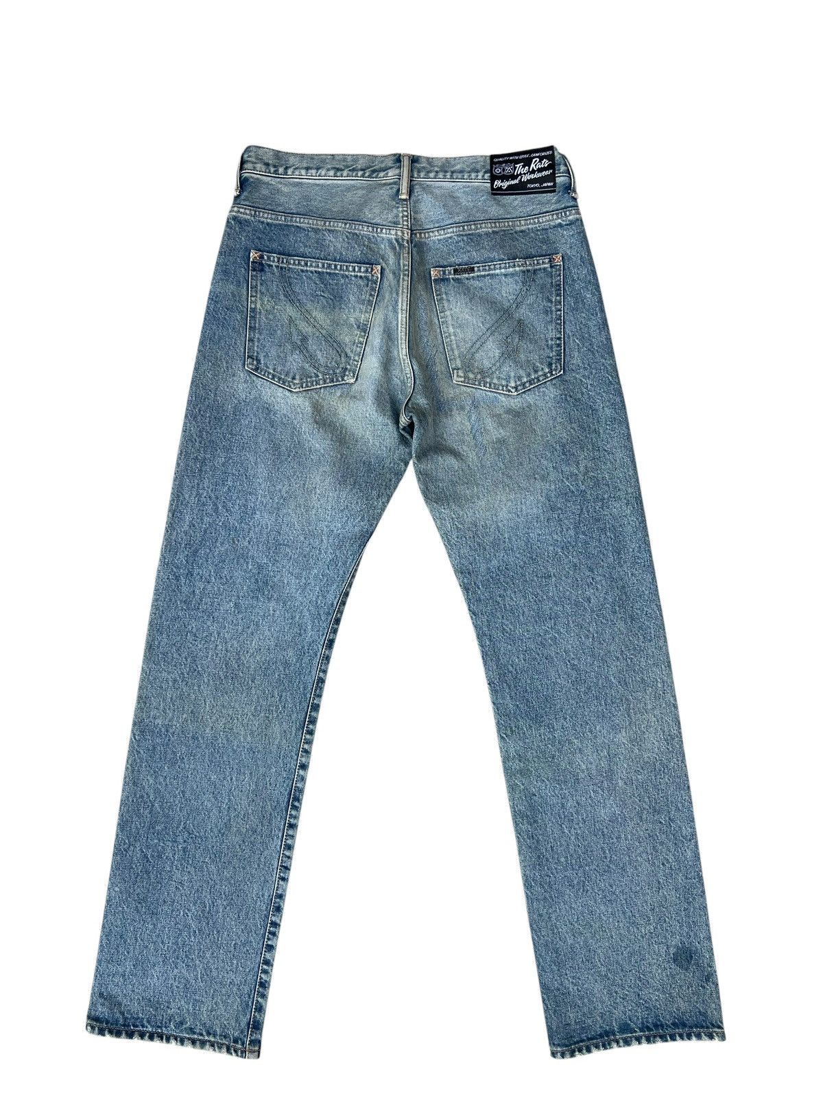 RATS JAPAN Vintage Rats Japan Distress Thick Denim Selvedge Jeans Size US 31 - 14 Thumbnail