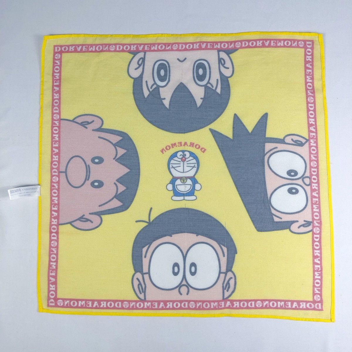 Anime Rare Vintage Doraemon Japan Handkerchief Bandana Size ONE SIZE - 4 Thumbnail