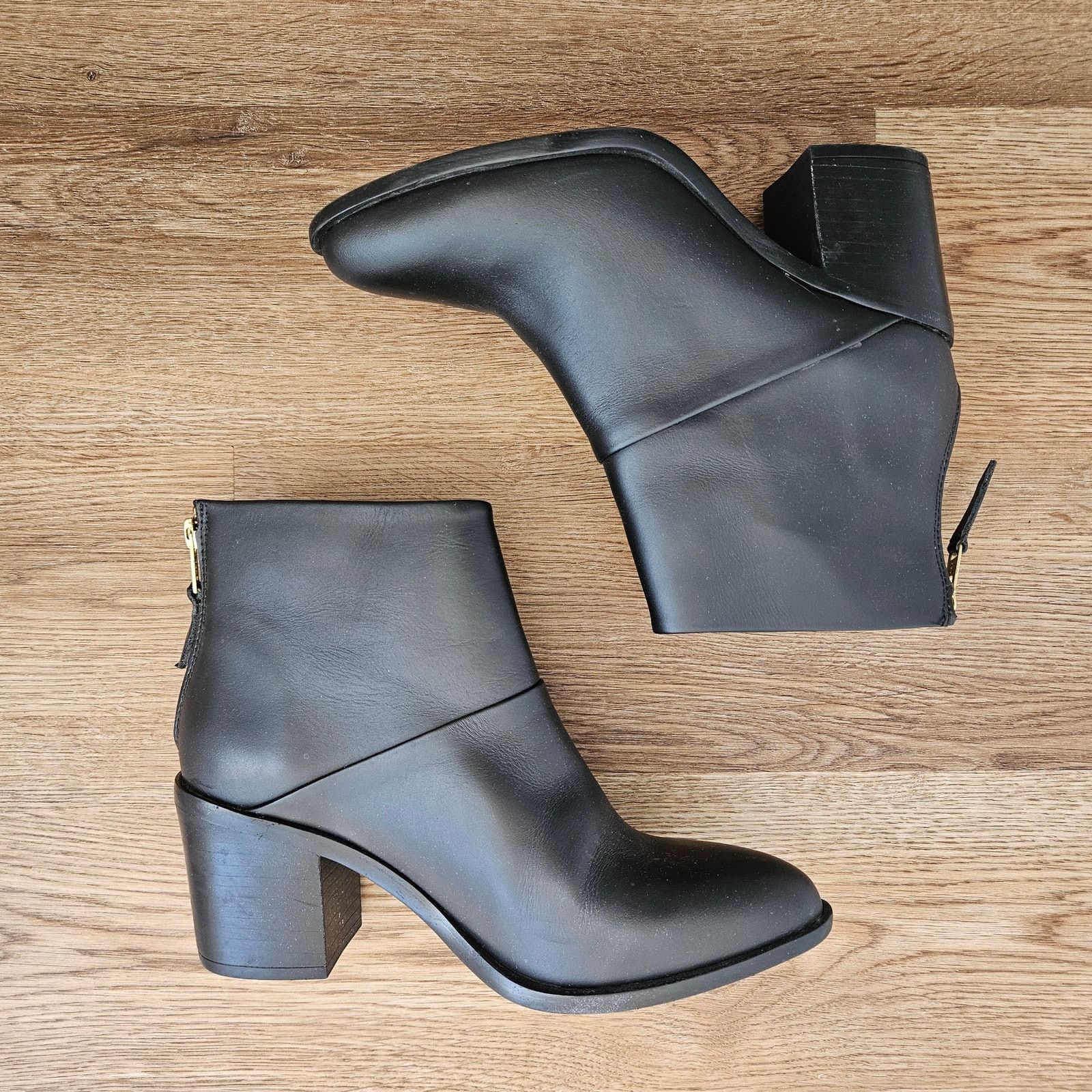 Nisolo Nisolo Dari Black Leather Boots Size 8.5 Size US 8.5 / IT 38.5 - 3 Thumbnail