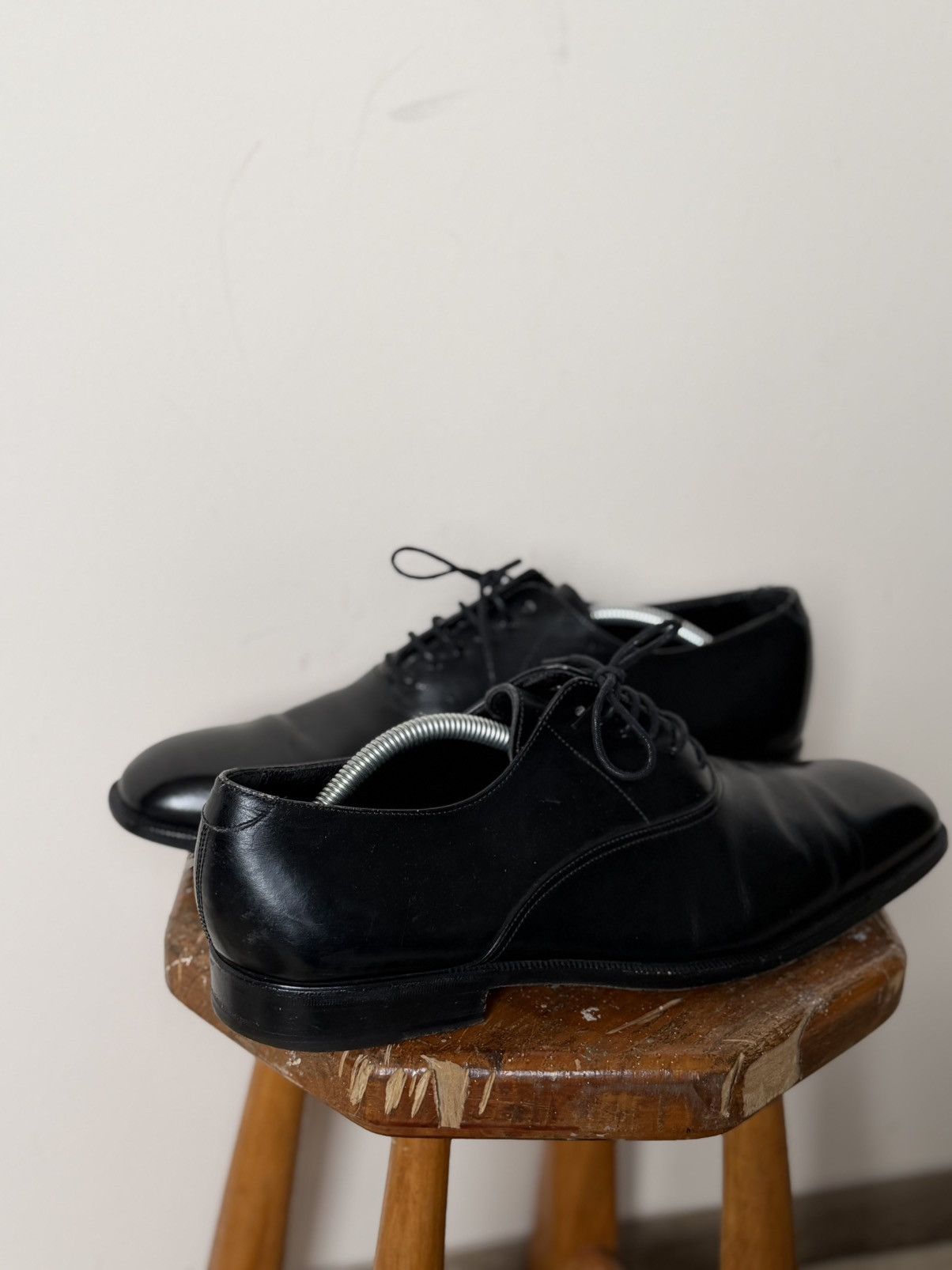 Yves Saint Laurent YvesSaintLaurent Black Leather Guidi vibe shoes sneakers Size US 10 / EU 43 - 3 Thumbnail