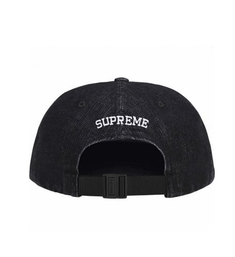 Supreme Supreme Cordura Denim Small Box 6-Panel Black Size ONE SIZE - 2 Thumbnail