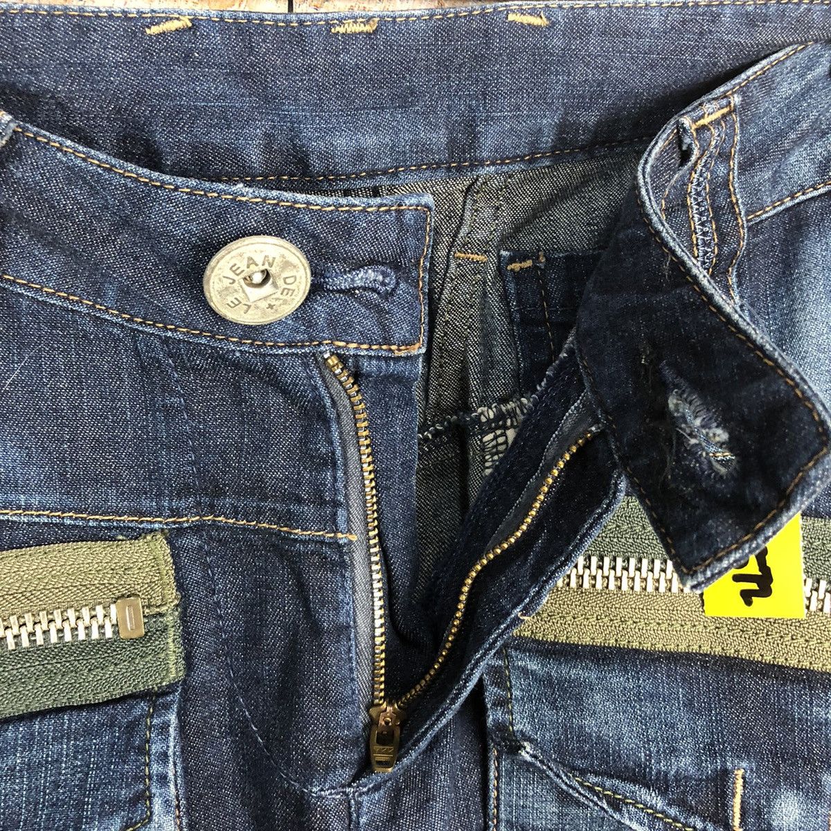 Marithe + Francois Girbaud Marithe Francois Girbaund Blue Custom Denim Pants #A572 Size US 30 / EU 46 - 17 Thumbnail