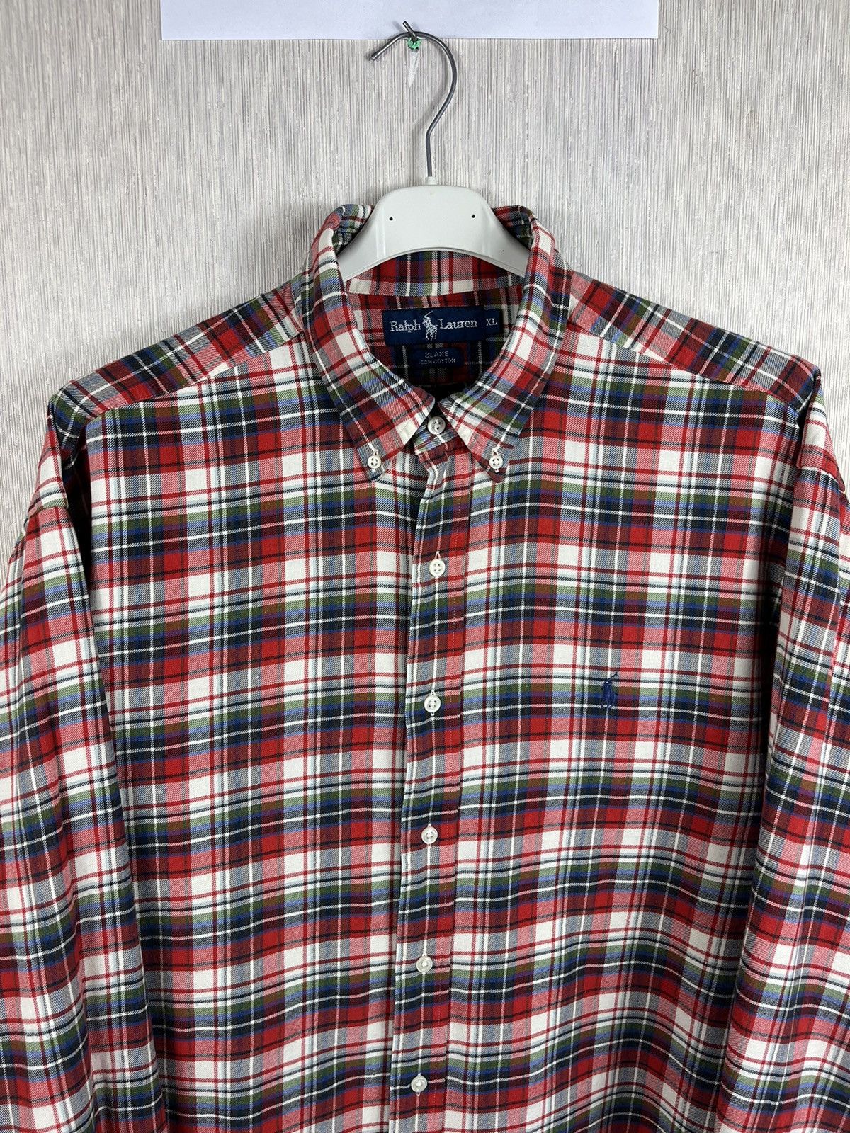 Flannel × Ralph Lauren × Vintage Vintage 90s Ralph Lauren blake flannel plaid shirt checked Size US XL / EU 56 / 4 - 4 Thumbnail