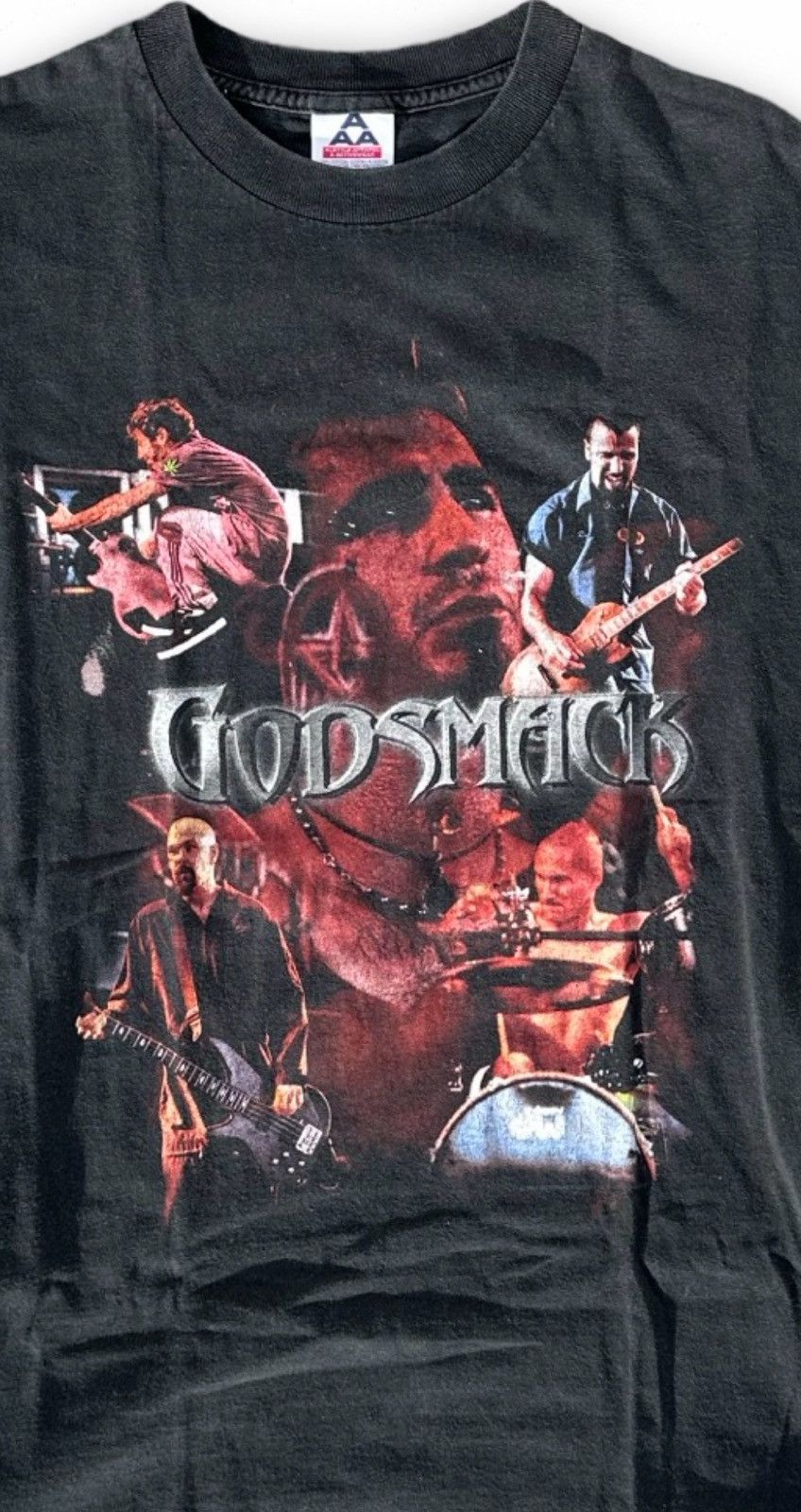 Band Tees × Vintage Godsmack Band Tee Size US XL / EU 56 / 4 - 4 Thumbnail