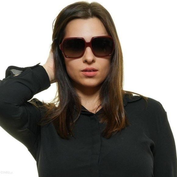 Celine NEW CELINE CL40074I 69F BURGUNDY BROWN GRADIENT SUNGLASSES Size ONE SIZE - 5 Thumbnail