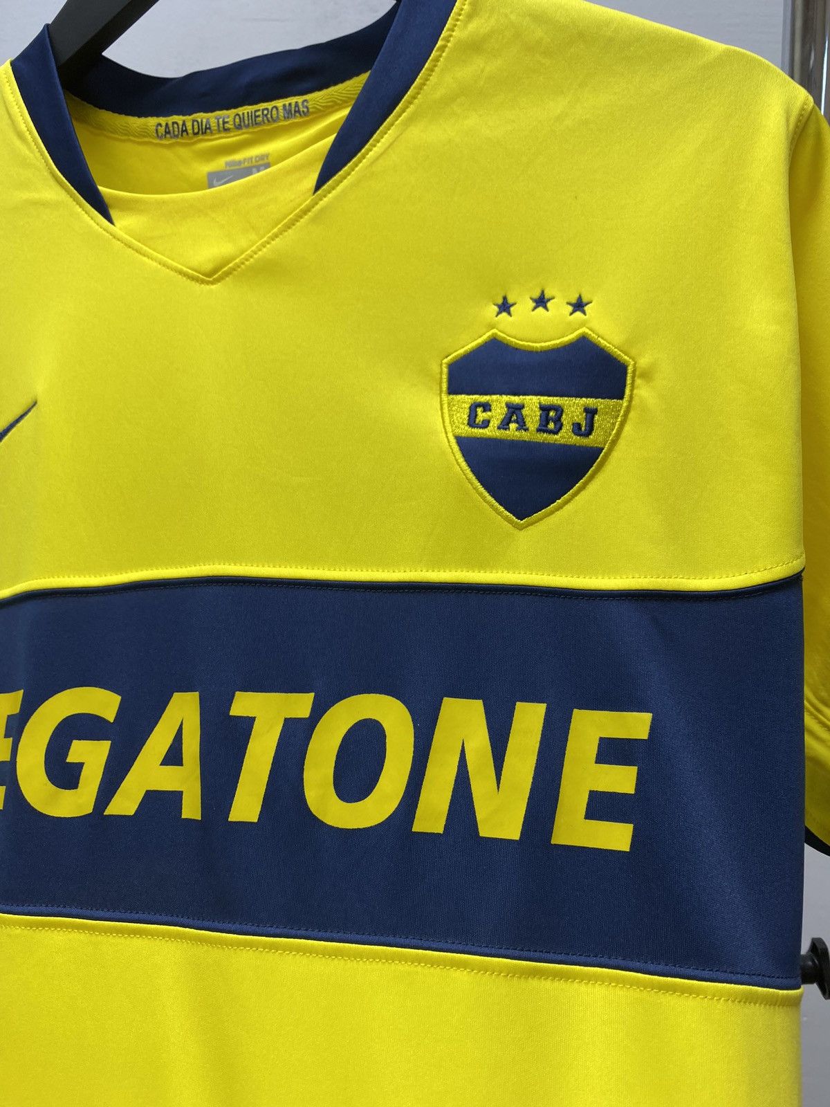Japanese Brand Boca Juniors 2008 #10 Riquelme Argentina Nike Soccer Jersey Size US M / EU 48-50 / 2 - 9 Thumbnail