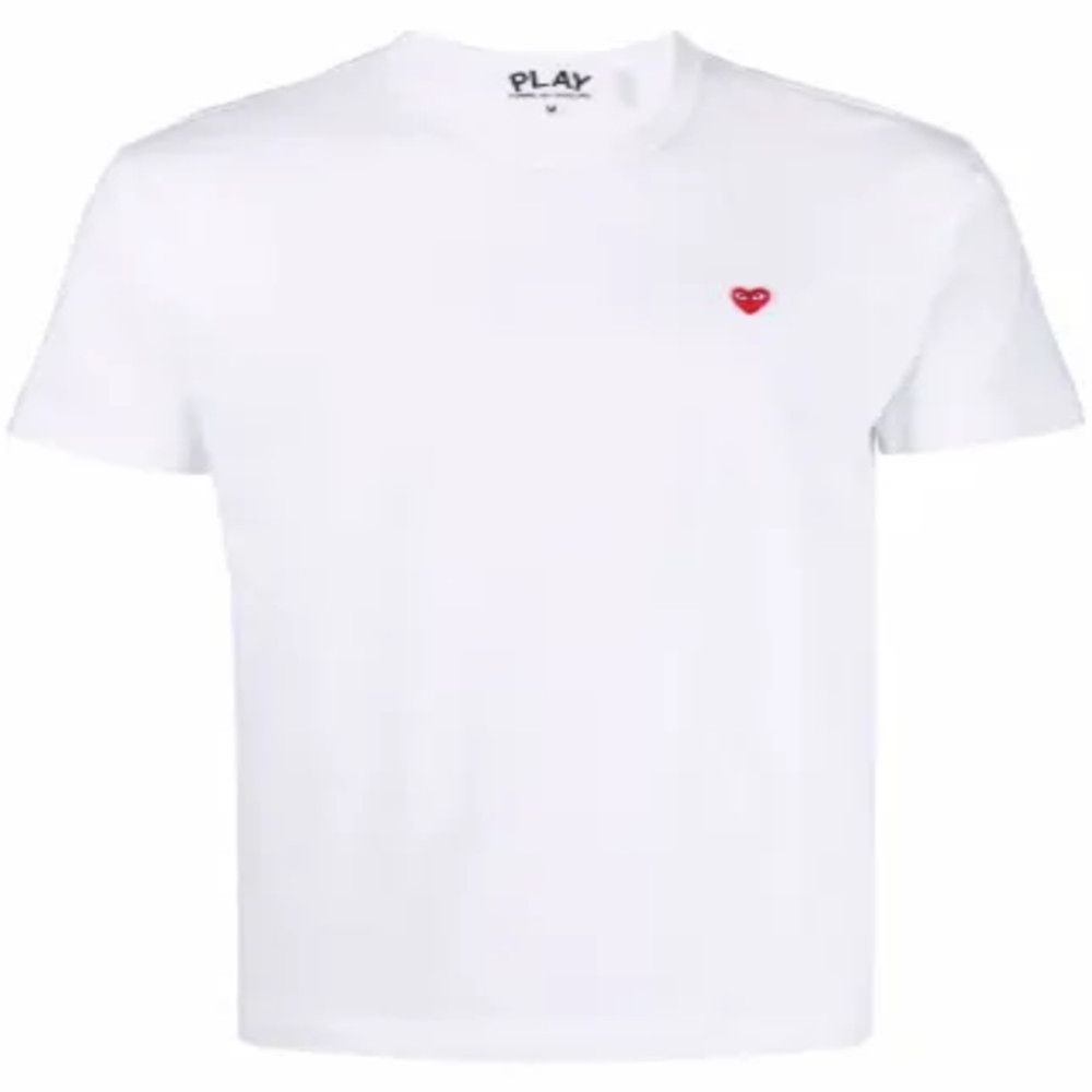 Comme des Garcons Comme Des Garçons PLAY Heart Patch T-Shirt Size US M / EU 48-50 / 2 - 1 Thumbnail