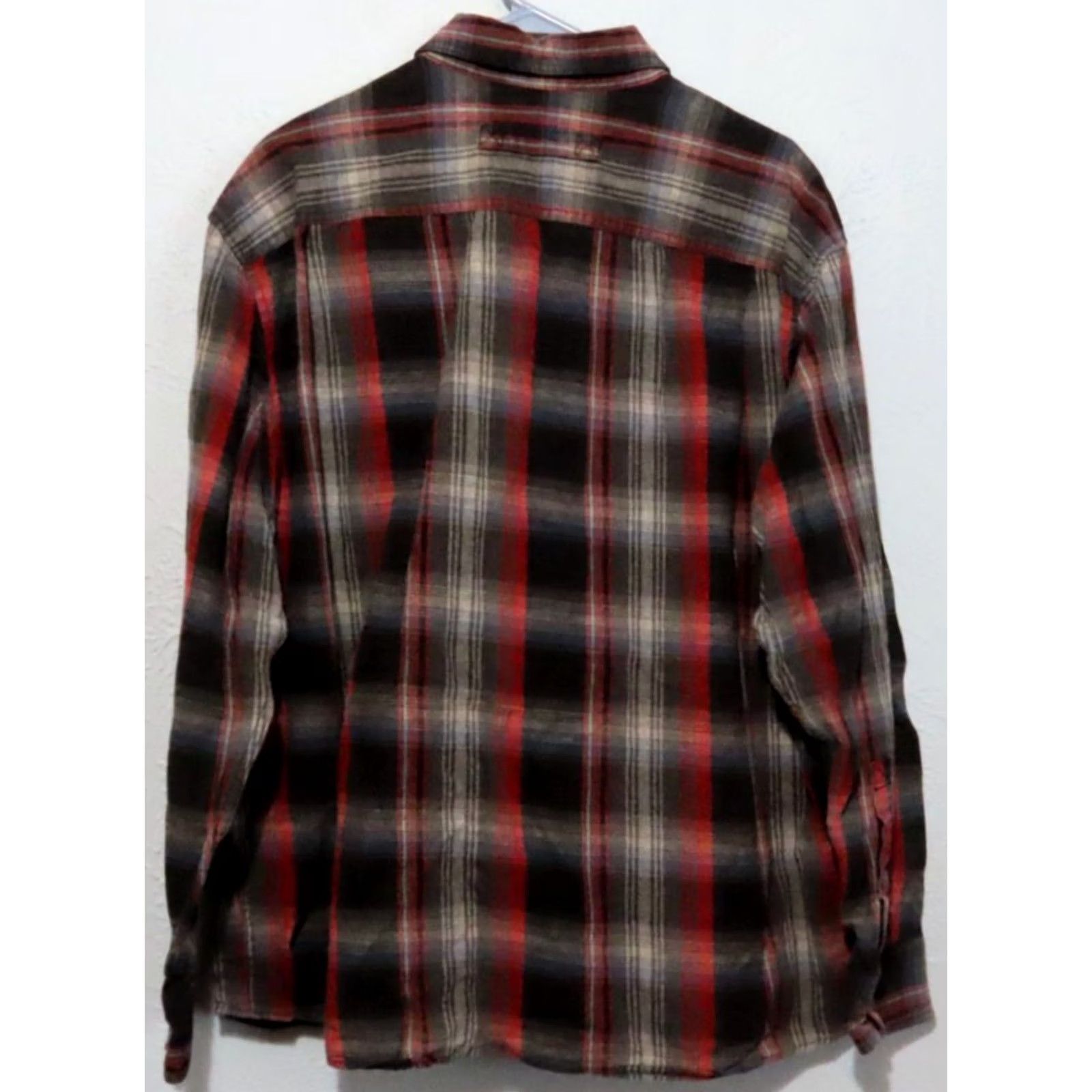 Vintage Duluth Untucked Flannel Relaxed Fit Shirt Men’s XL Black Red Gray Plaid Button-Up Size US XL / EU 56 / 4 - 5 Thumbnail