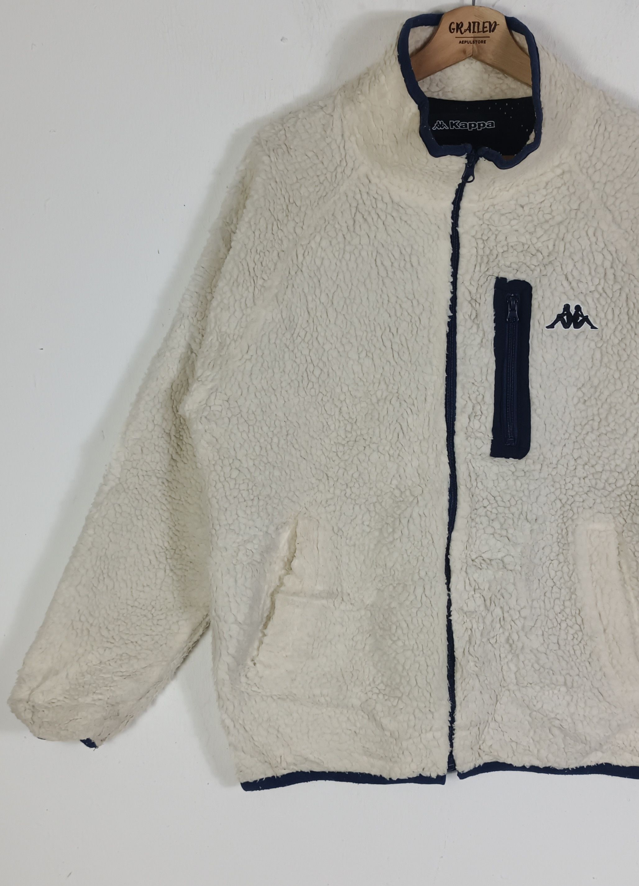 Kappa Vintage Kappa Flecee Jacket Size US L / EU 52-54 / 3 - 2 Thumbnail