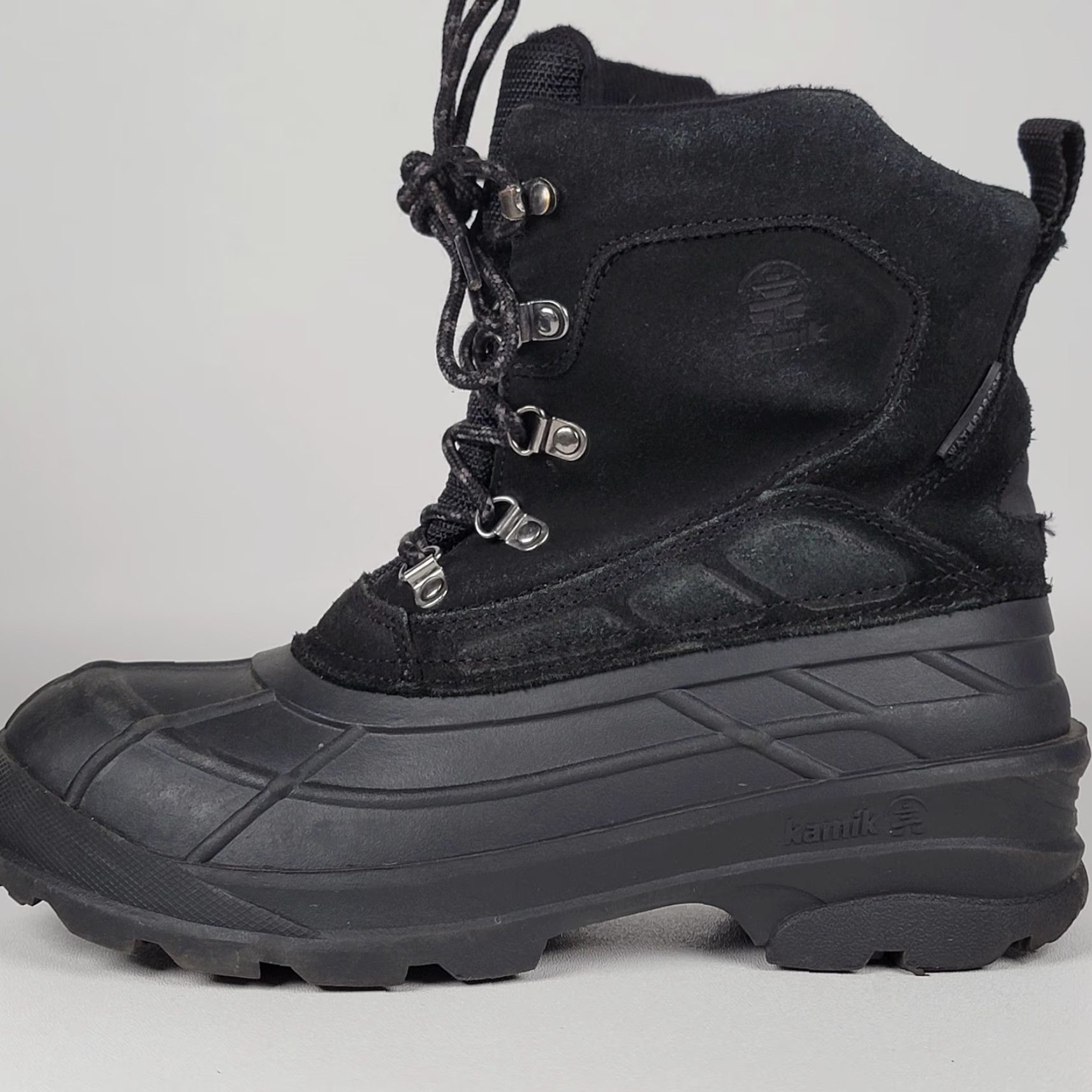 Vintage Kamik Fargo 2 Waterproof Winter Boots Black Suede Men's Size 9 Size US 8 / EU 41 - 6 Thumbnail