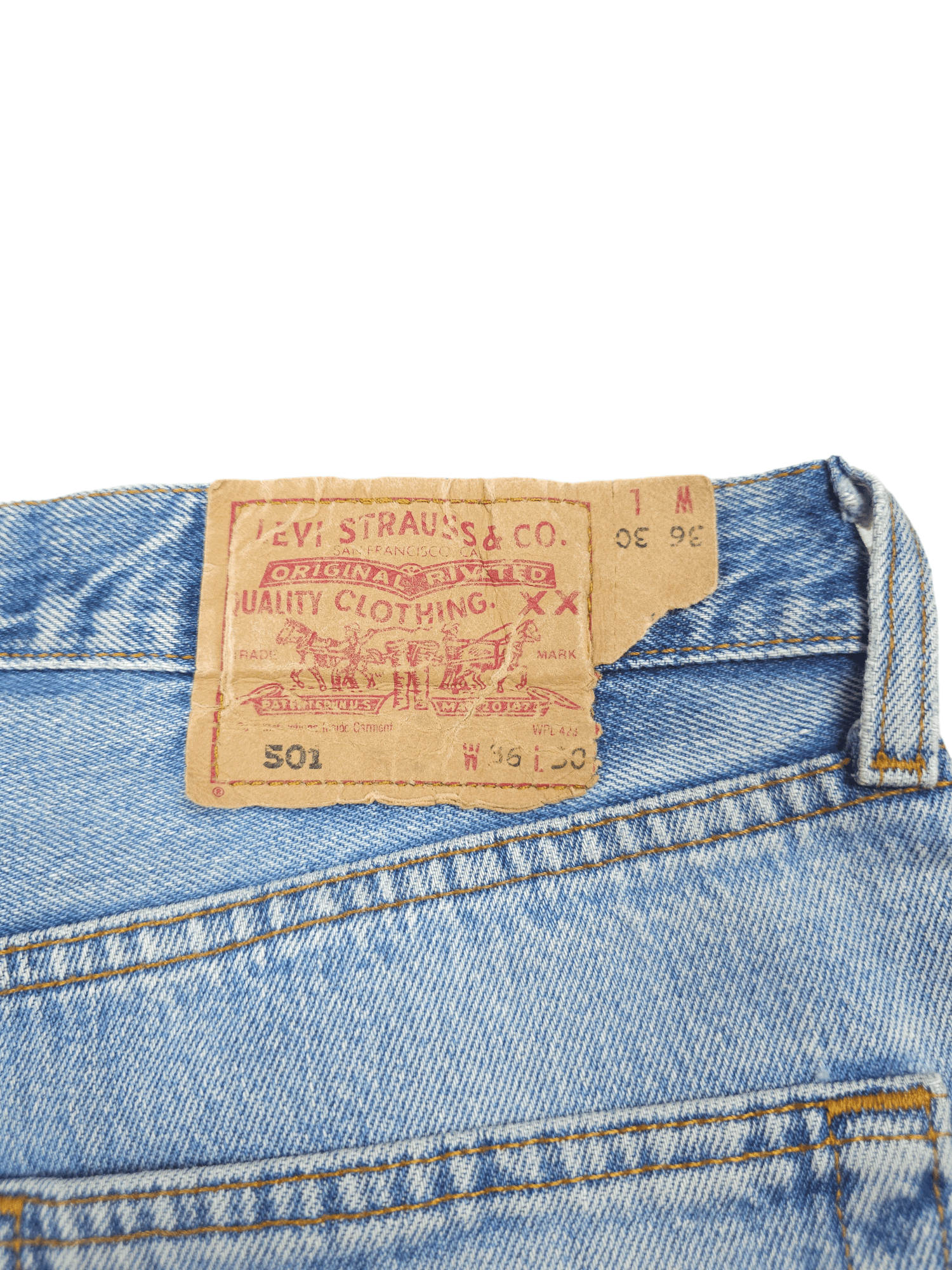 Levi's × Levi's Vintage Clothing 💎 Size 36/30 Vintage 90's Levi's 501 Jeans Y2K Custom 550 Size US 36 / EU 52 - 9 Thumbnail