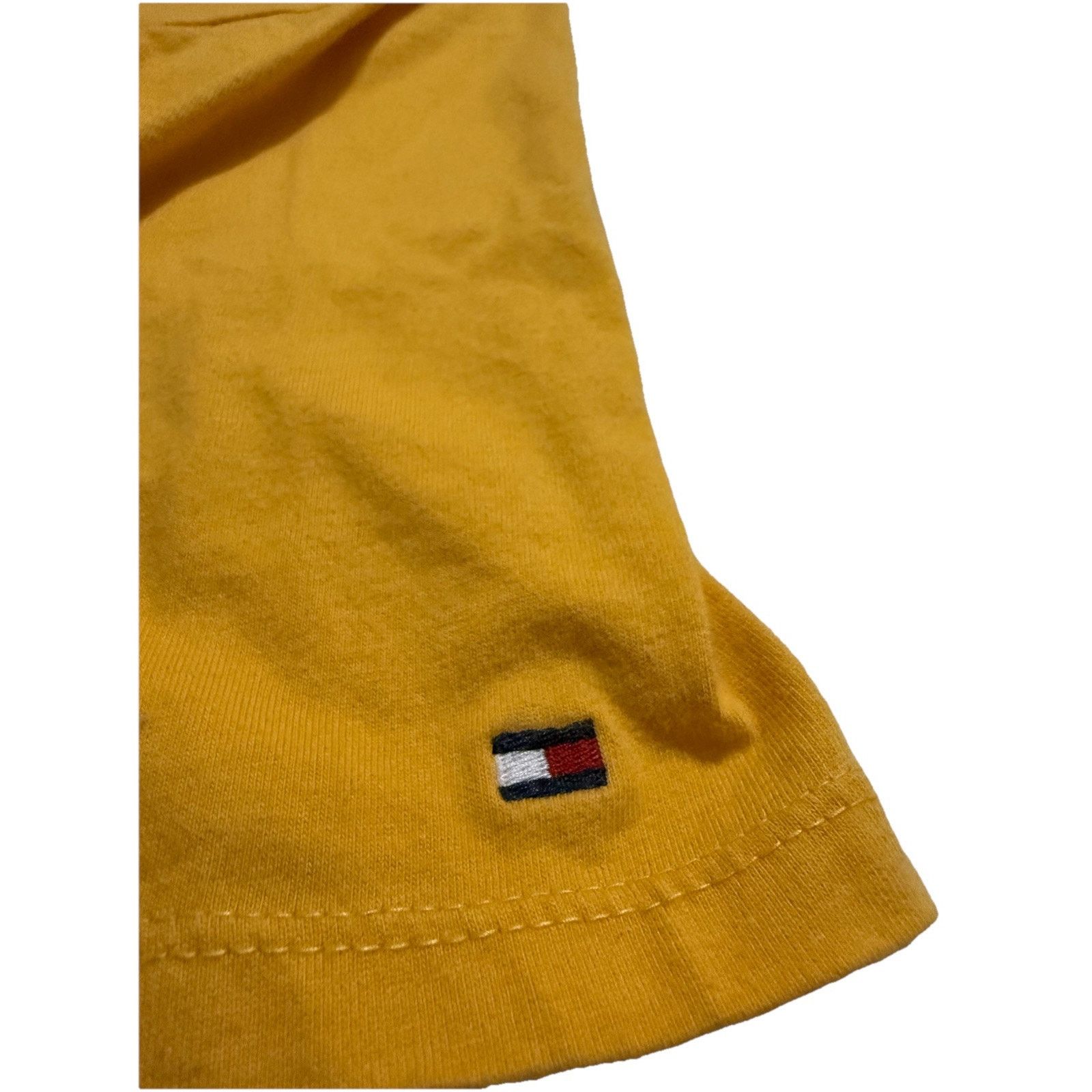 Tommy Hilfiger Tommy Hilfiger Spellout TShirt XXL Sun Yellow Embroidered Size US XXL / EU 58 / 5 - 5 Thumbnail