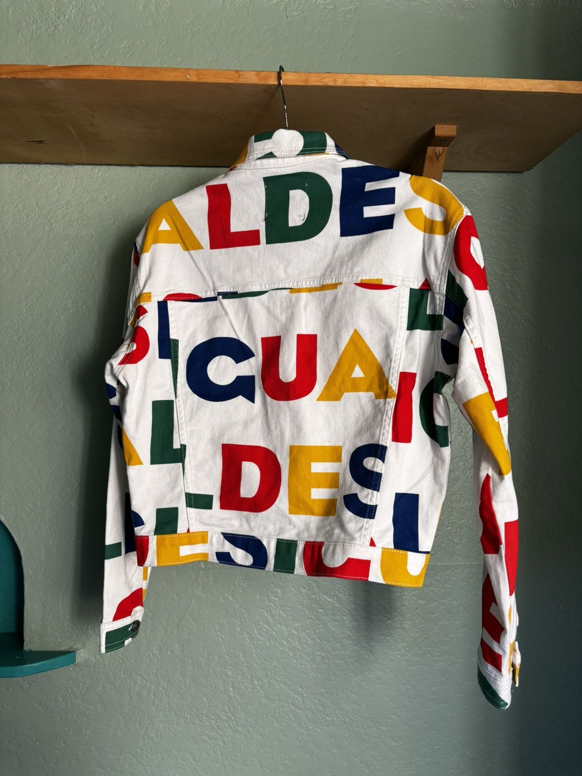 Desigual Desigual Denim Logomania Denim Jacket Size XS / US 0-2 / IT 36-38 - 5 Thumbnail
