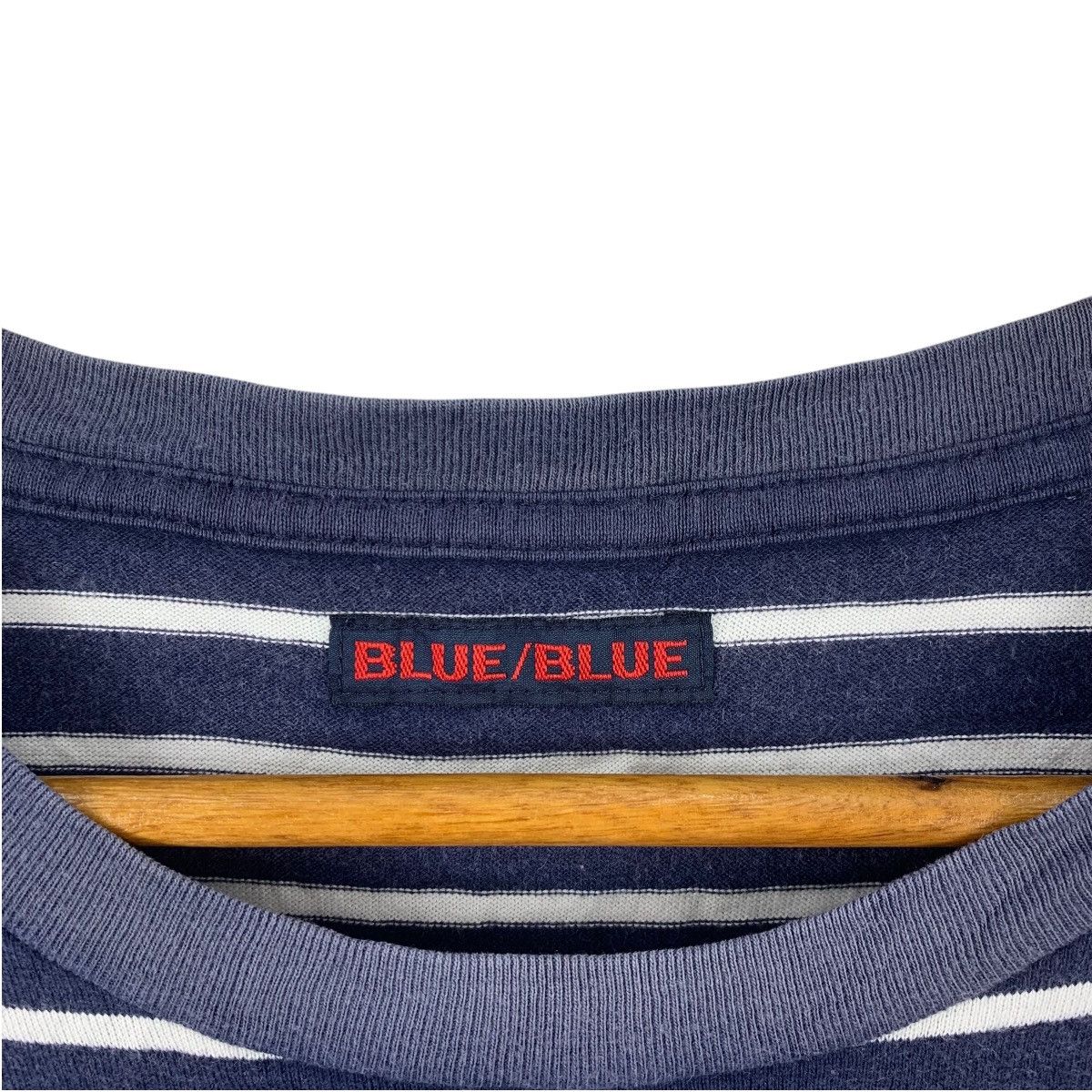 Blue Blue Japan Vintage BLUE BLUE JAPAN Designer Striped Tee Shirt Top Size S / US 4 / IT 40 - 5 Thumbnail