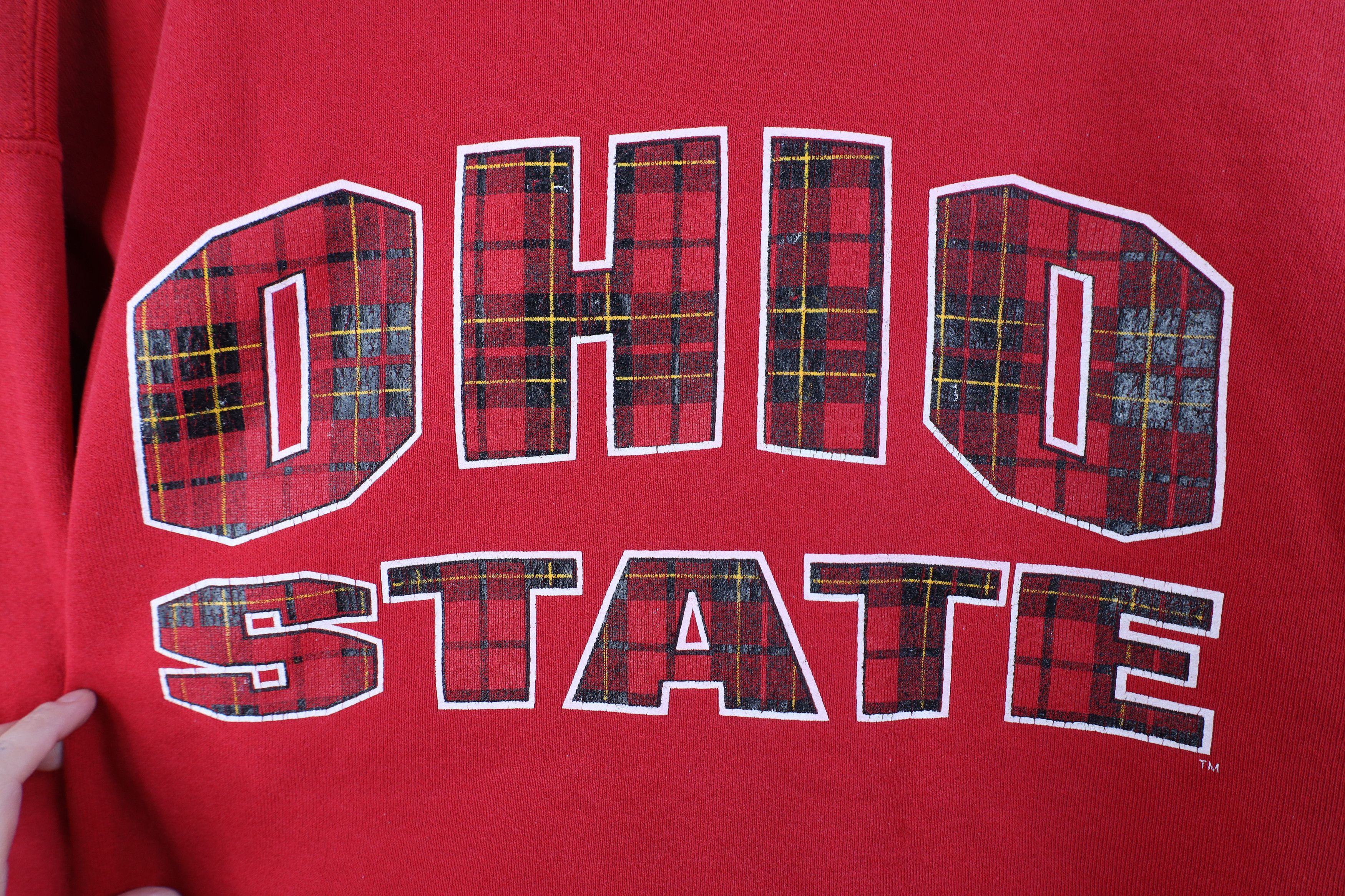 Vintage Vintage 90s Ohio State University Football Sweatshirt USA Size XL / US 12-14 / IT 48-50 - 5 Thumbnail