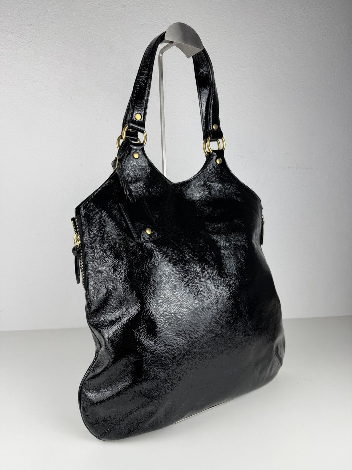 Yves Saint Laurent AW2007 YSL Rive Gauche sac metropolis patent leather totebag Size ONE SIZE - 6 Thumbnail