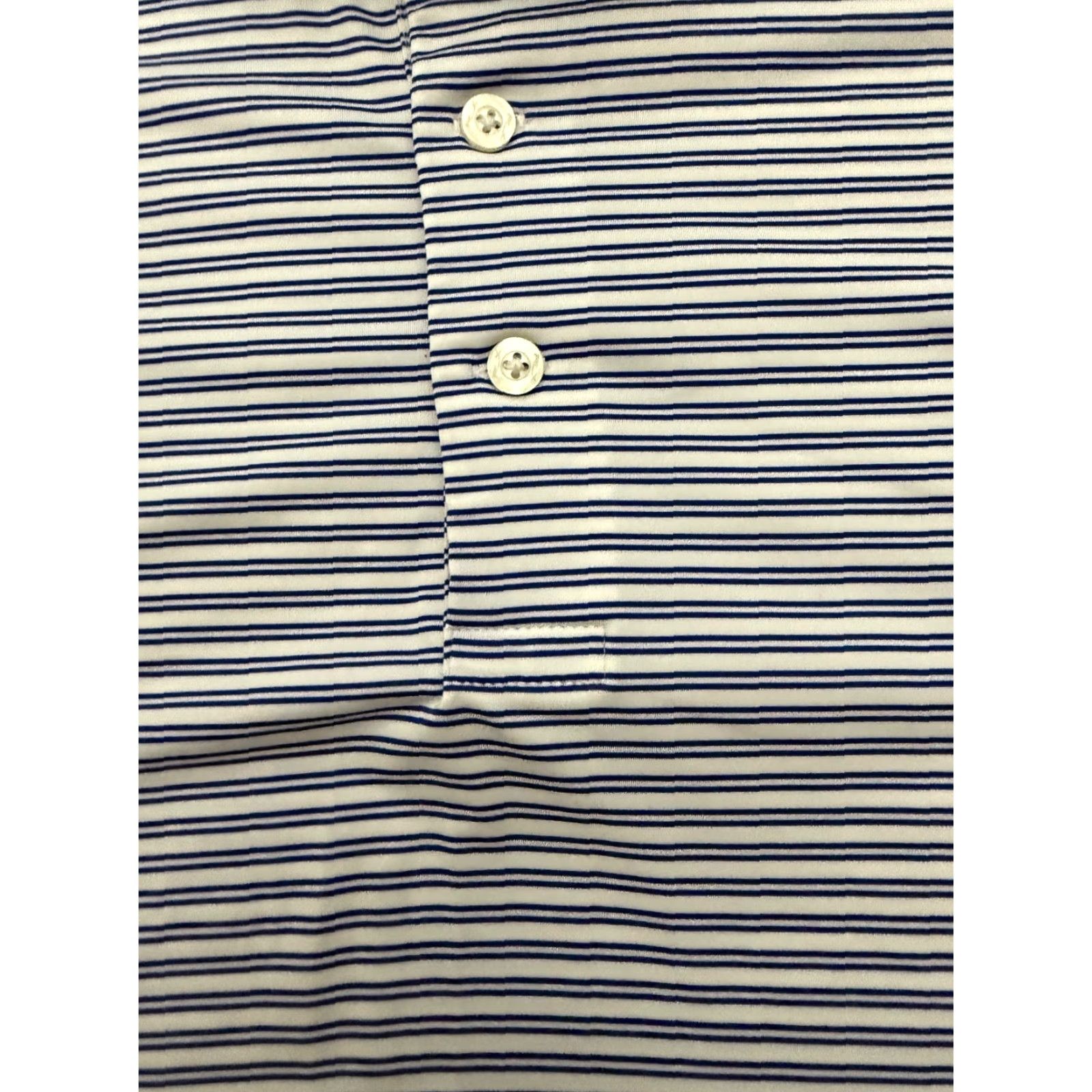 RLX Ralph Lauren RLX Ralph Lauren Polo Shirt Mens L Blue White Performance Stretch Wicking Shirt Size US L / EU 52-54 / 3 - 3 Thumbnail