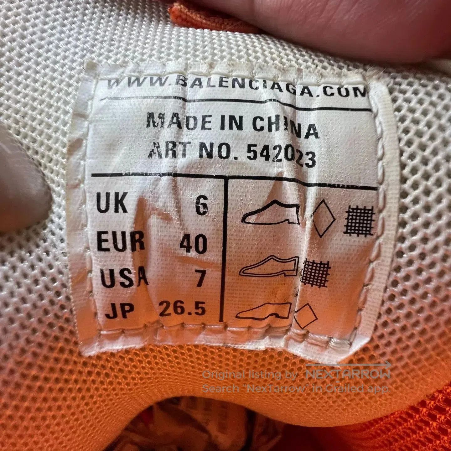 Balenciaga Multi-Color Athletic Sneakers Size 7. Size US 7 / EU 40 - 8 Thumbnail